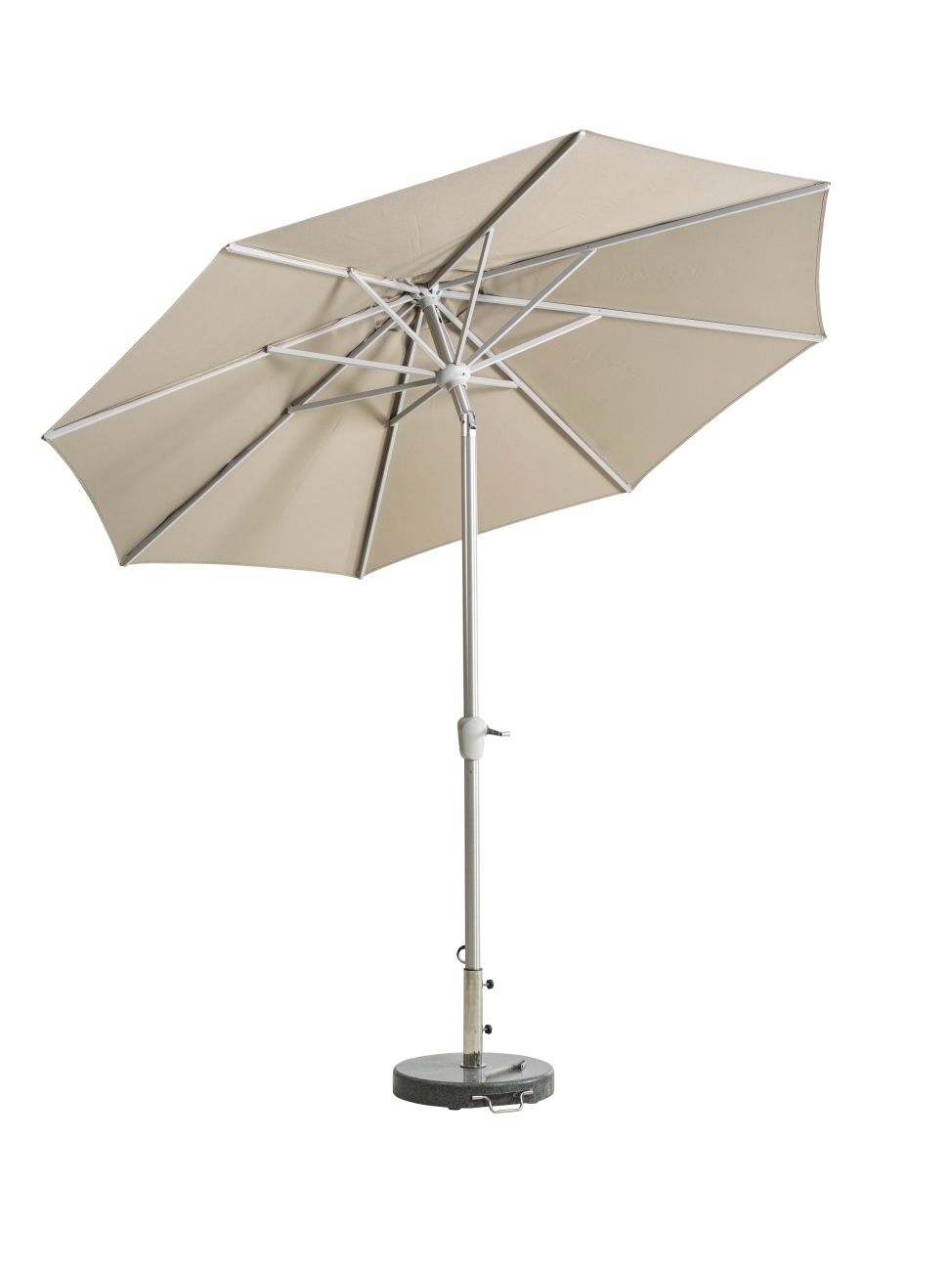 Sonnenschirm Abriola Ø 270 cm, Taupe