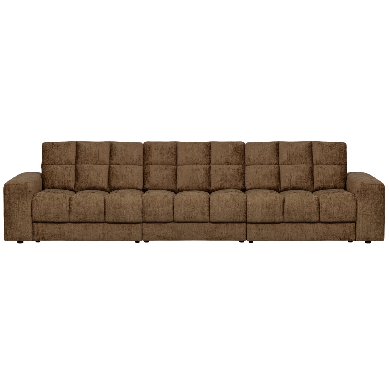 Sofa Date 3-Sitzer aus Struktursamt, Brass Sofa Date 3-Sitzer aus Struktursamt, Brass