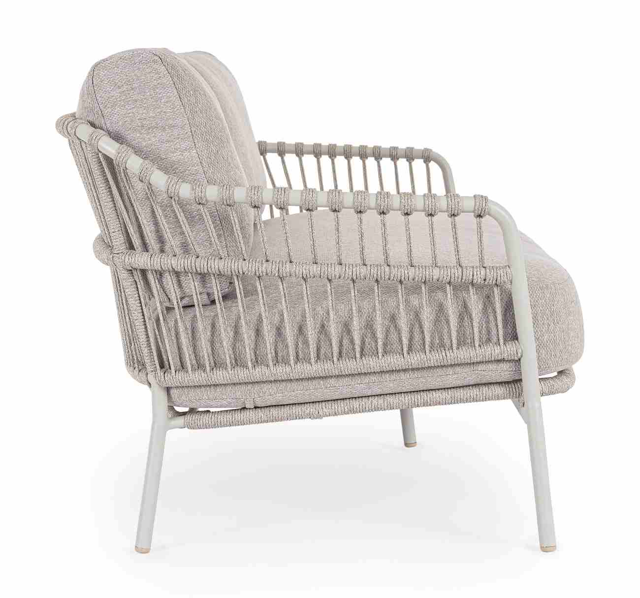 Gartensofa Talaia aus Metall, Frostig