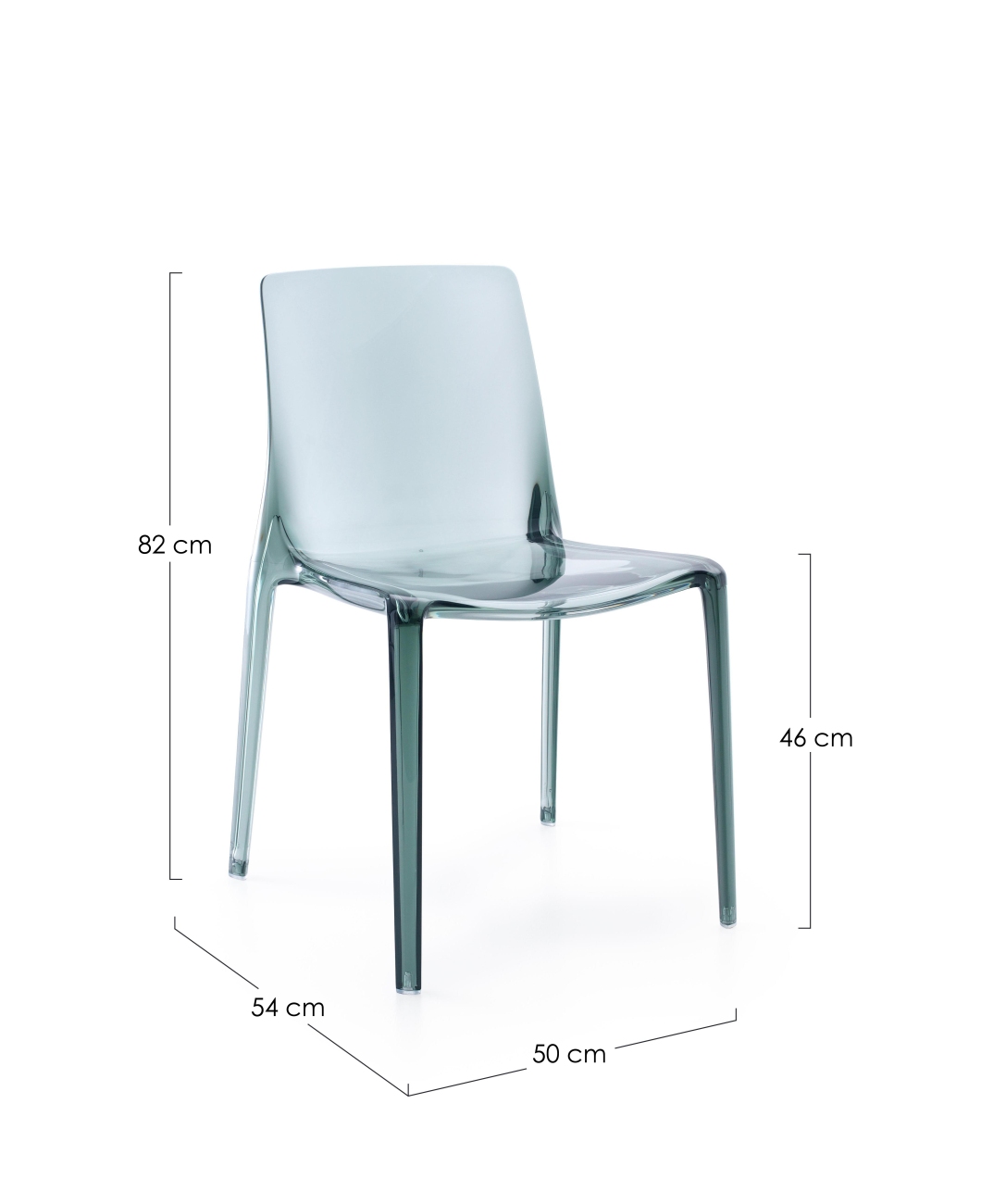 Gartenstuhl Adele 4er-Set, Mint