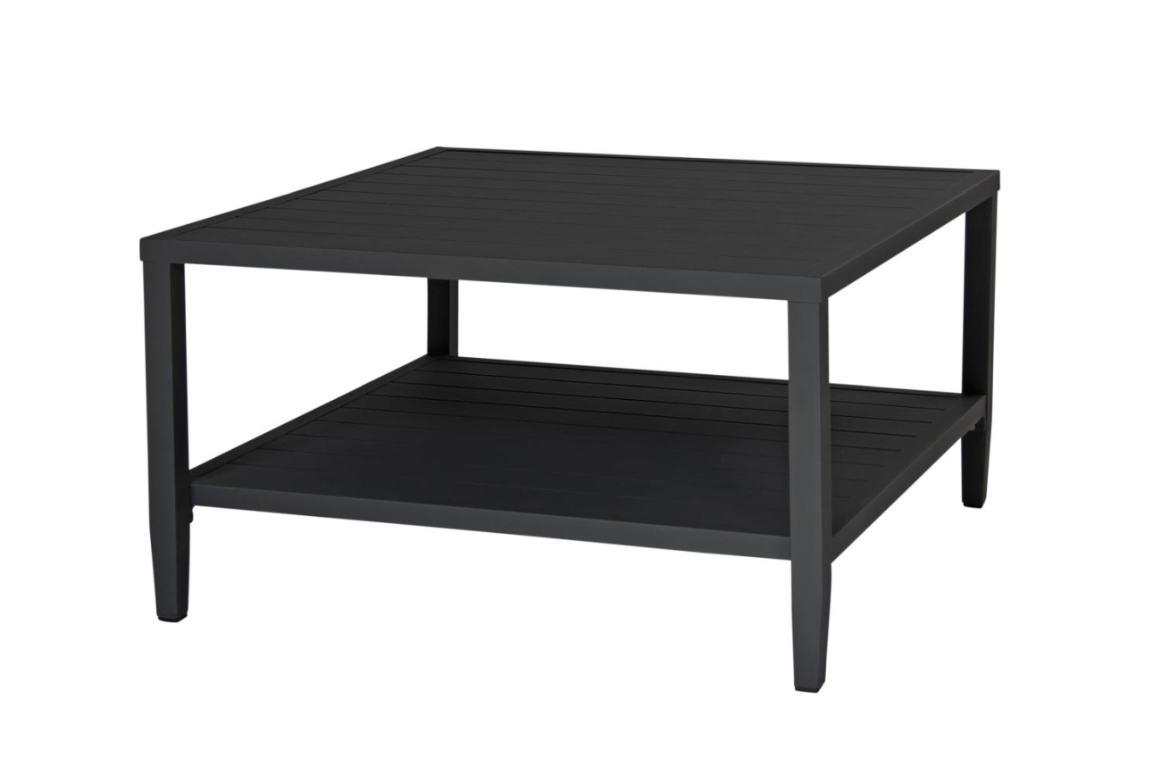 Gartencouchtisch Chelles 90 cm, Schwarz Gartencouchtisch Chelles 90 cm, Schwarz