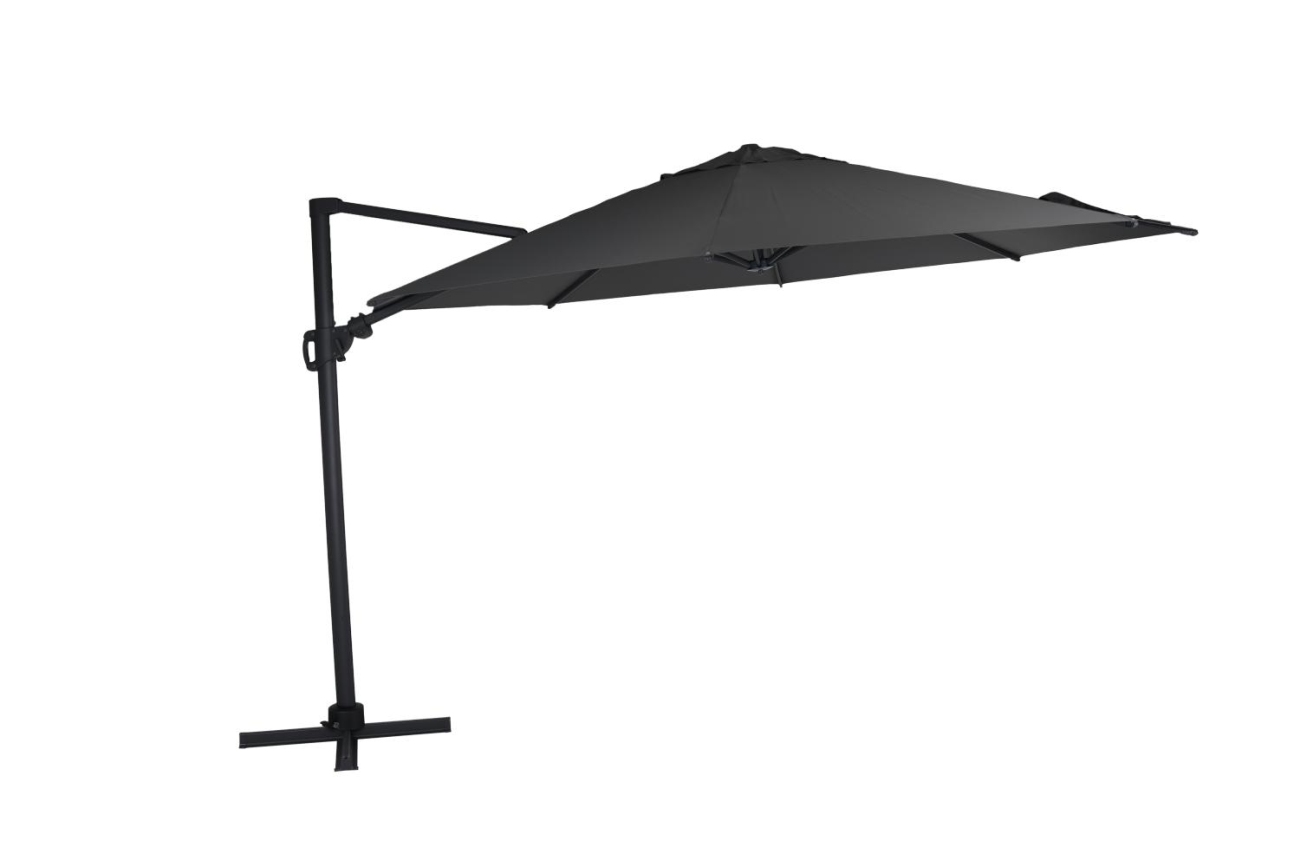 Sonnenschirm Varallo Ø 375 cm, Anthrazit/Grau Sonnenschirm Varallo Ø 375 cm, Anthrazit/Grau
