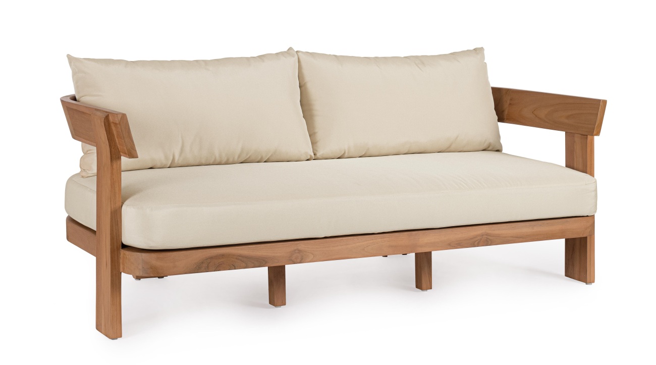 Gartensofa Evora aus Teakholz, Natur Gartensofa Evora aus Teakholz, Natur