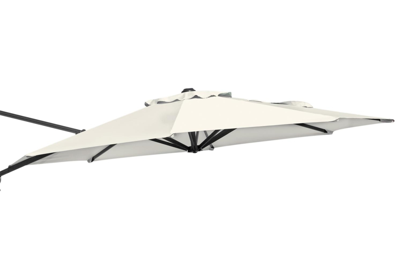 Sonnenschirm Linz Ø 300 cm, Anthrazit/Kaki