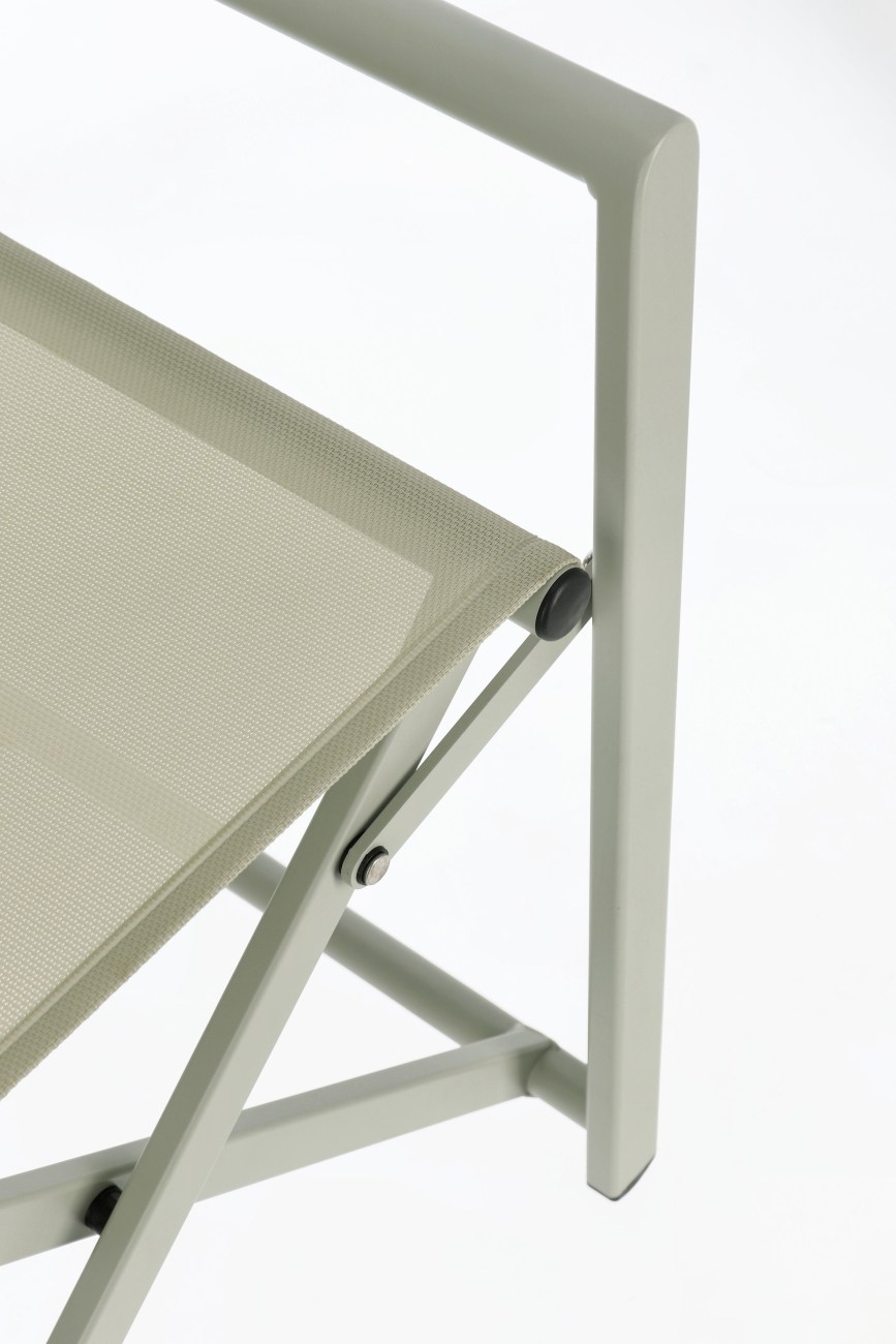 Regiestuhl Taylor aus Aluminium, Breeze