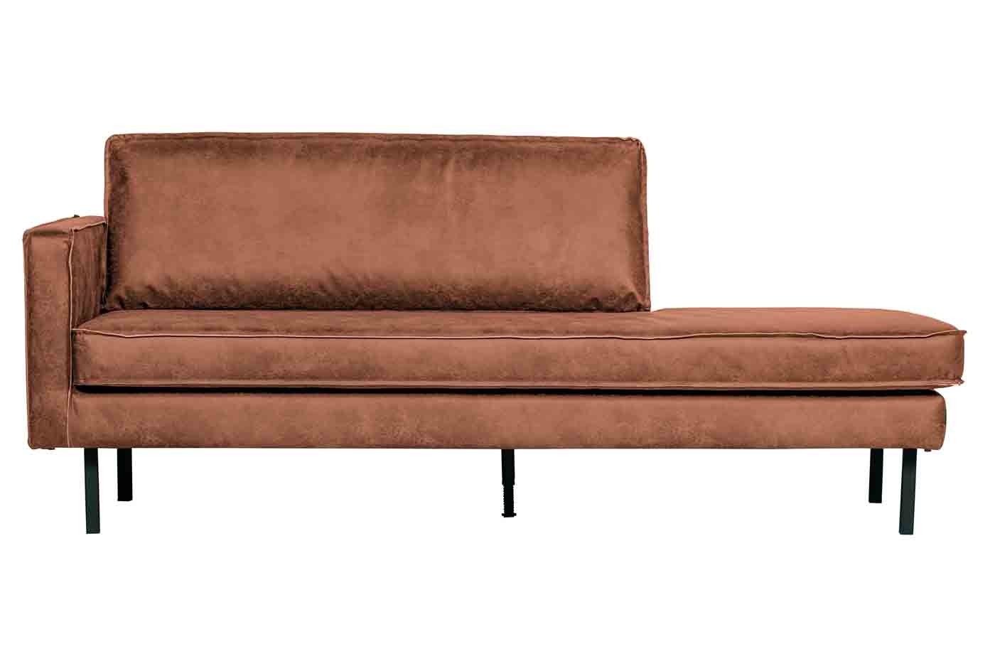 Recamiere Rodeo Daybed Eco-Leder, links Cognac Recamiere Rodeo Daybed Lederoptik, links Cognac