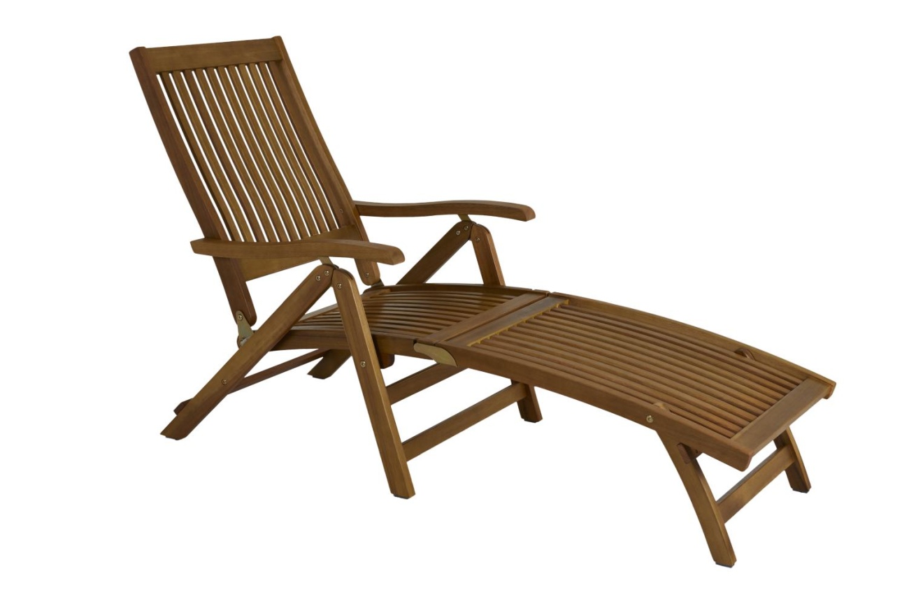 Der Liegestuhl Everton überzeugt mit seinem modernen Design. Gefertigt wurde er aus Teakholz, welches einen natürlichen Farbton besitzt. Das Gestell ist auch aus Teakholz und hat eine natürliche Farbe. Die Sitzhöhe des Stuhls beträgt 30 cm.