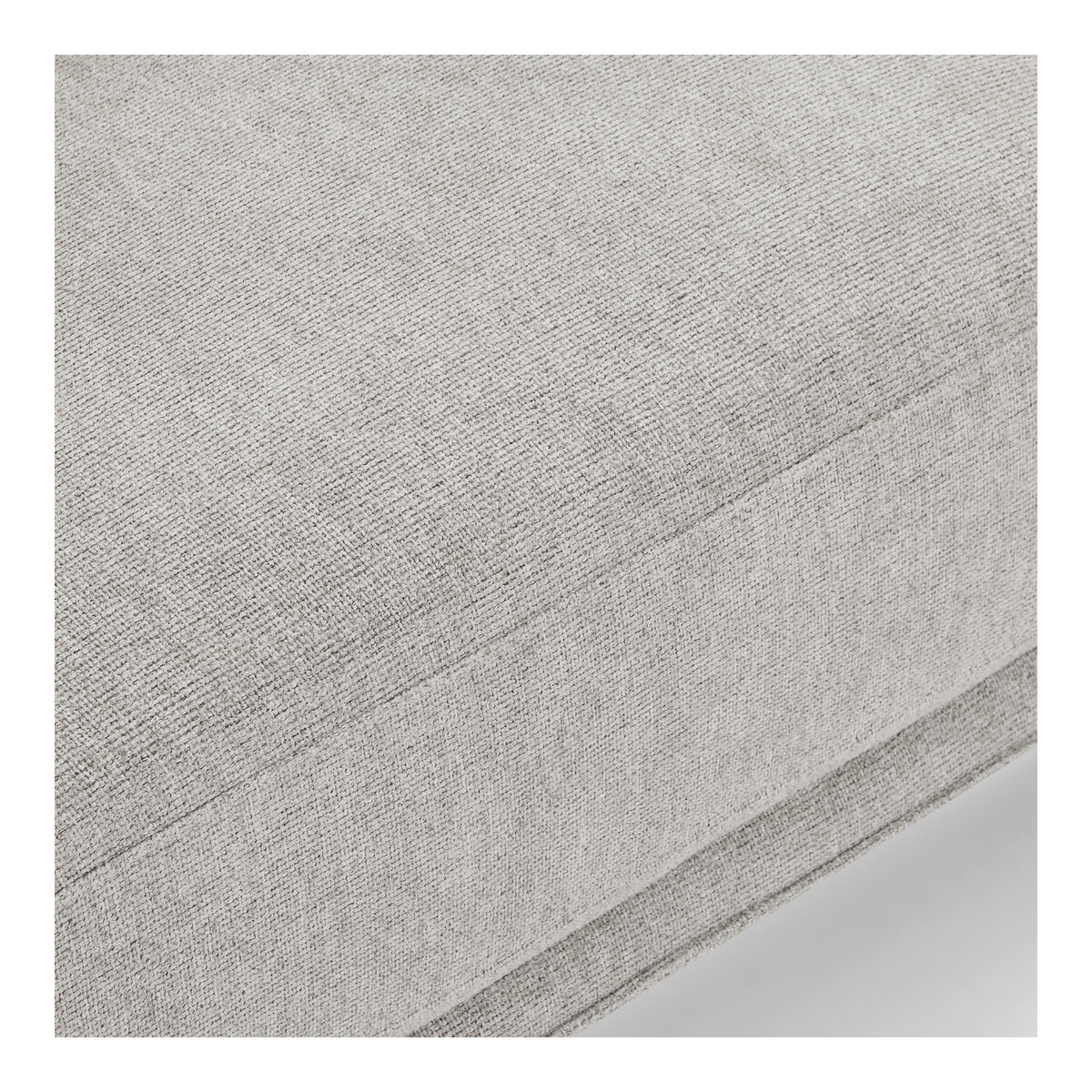 2-Sitzer Sofa Alenes Stoff Hellgrau - mit Taschenfederkern & weicher Polsterung
