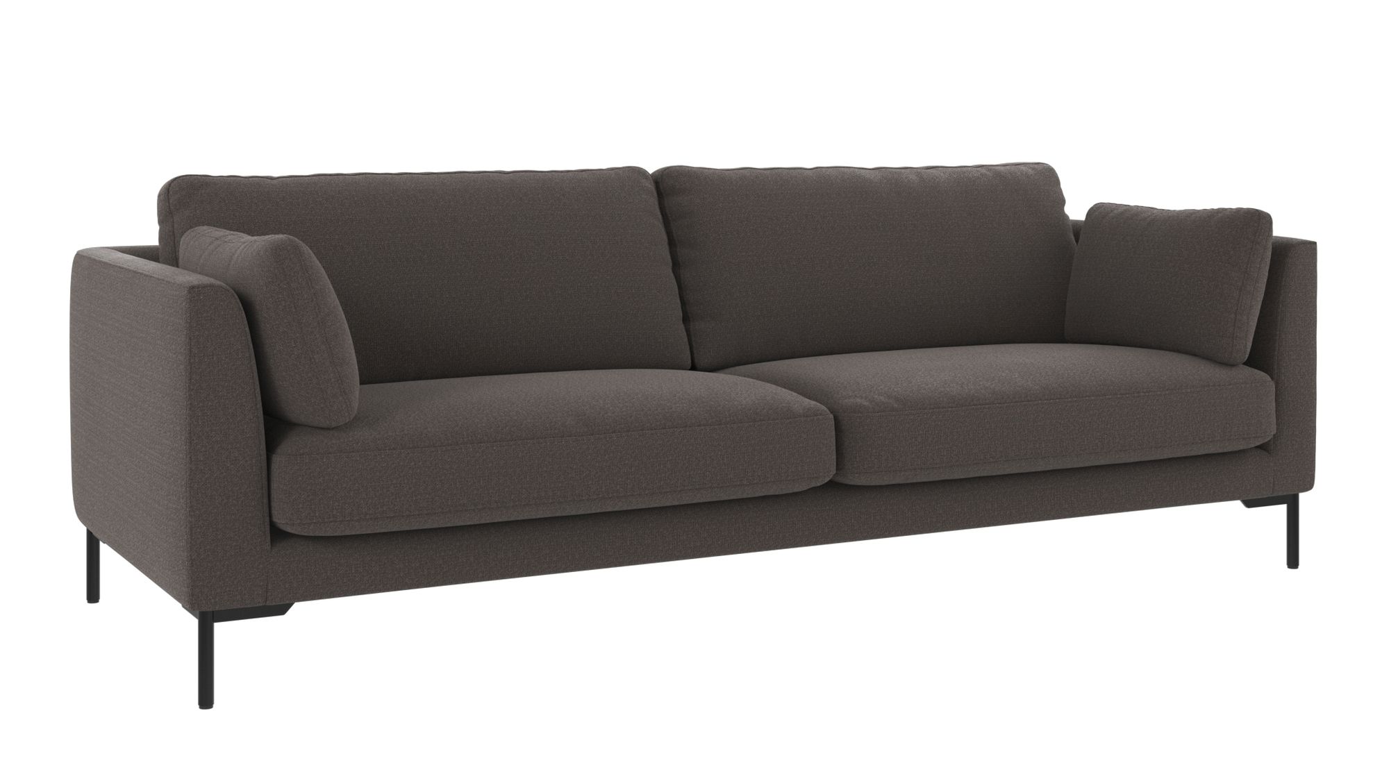 Sofa Corwin 3-Sitzer, Bezug Rita Dunkelgrau