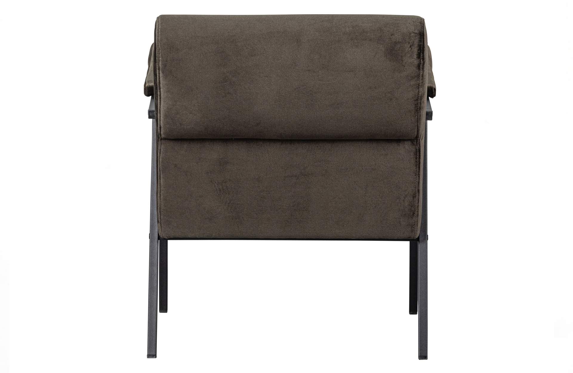 Der Sessel Scott überzeugt mit seinem klassischen Design. Gefertigt wurde er aus einem Samt-Stoff, welcher einen grünen Farbton besitzt. Das Gestell ist aus Metall und hat eine schwarze Farbe. Die Sitzhöhe beträgt 48 cm.