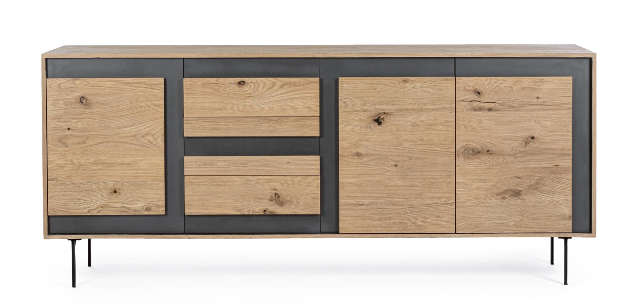 Sideboard Stanwood aus Eichenholz, 200 cm