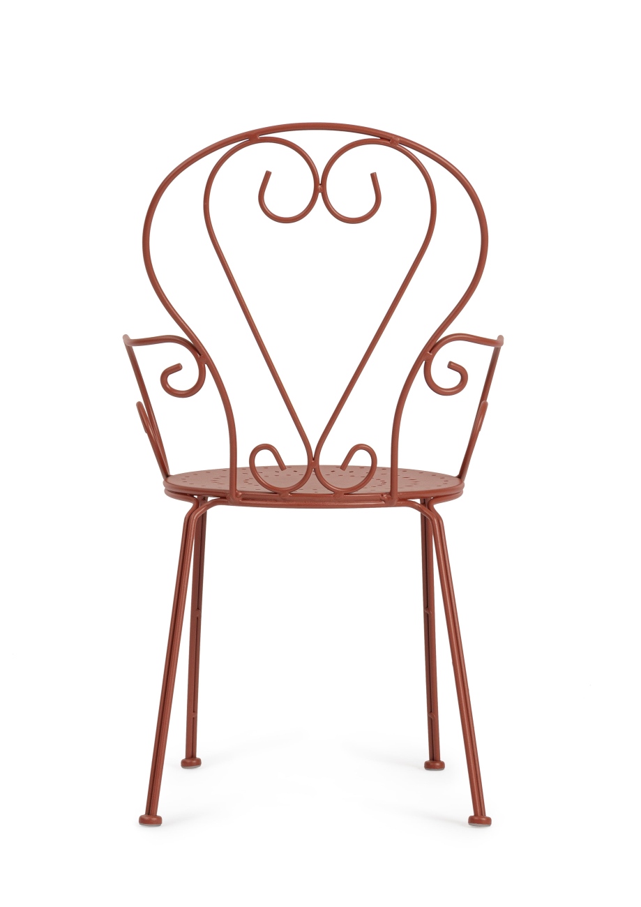 Gartenstuhl Etienne aus Metall, Picant