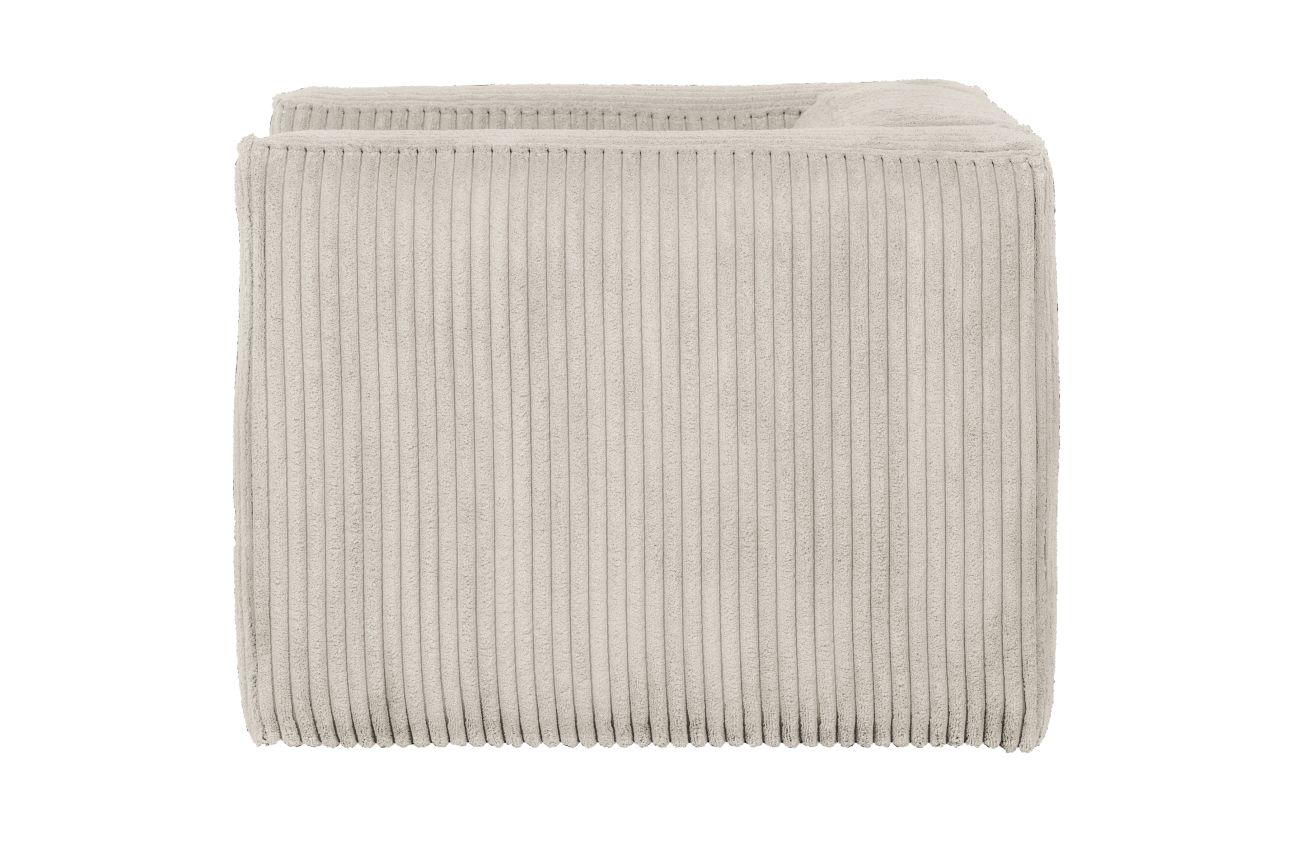 Sessel Bean mit Cordbezug, Hellgrau