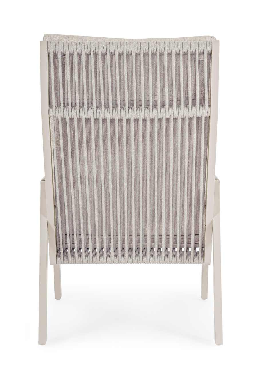 Gartensessel Emery aus Aluminium, Morny