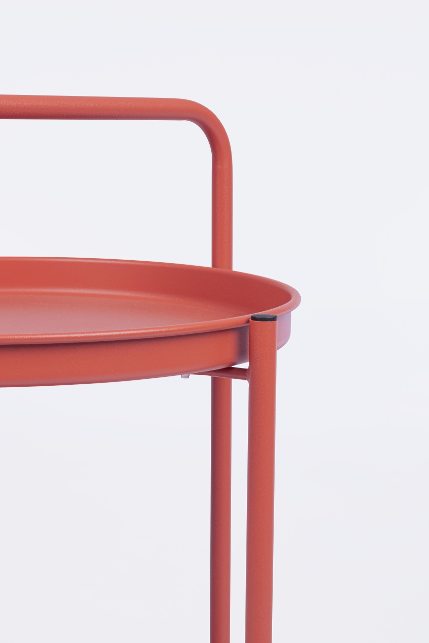 Gartenservierwagen Austin aus Metall, Terrakotta