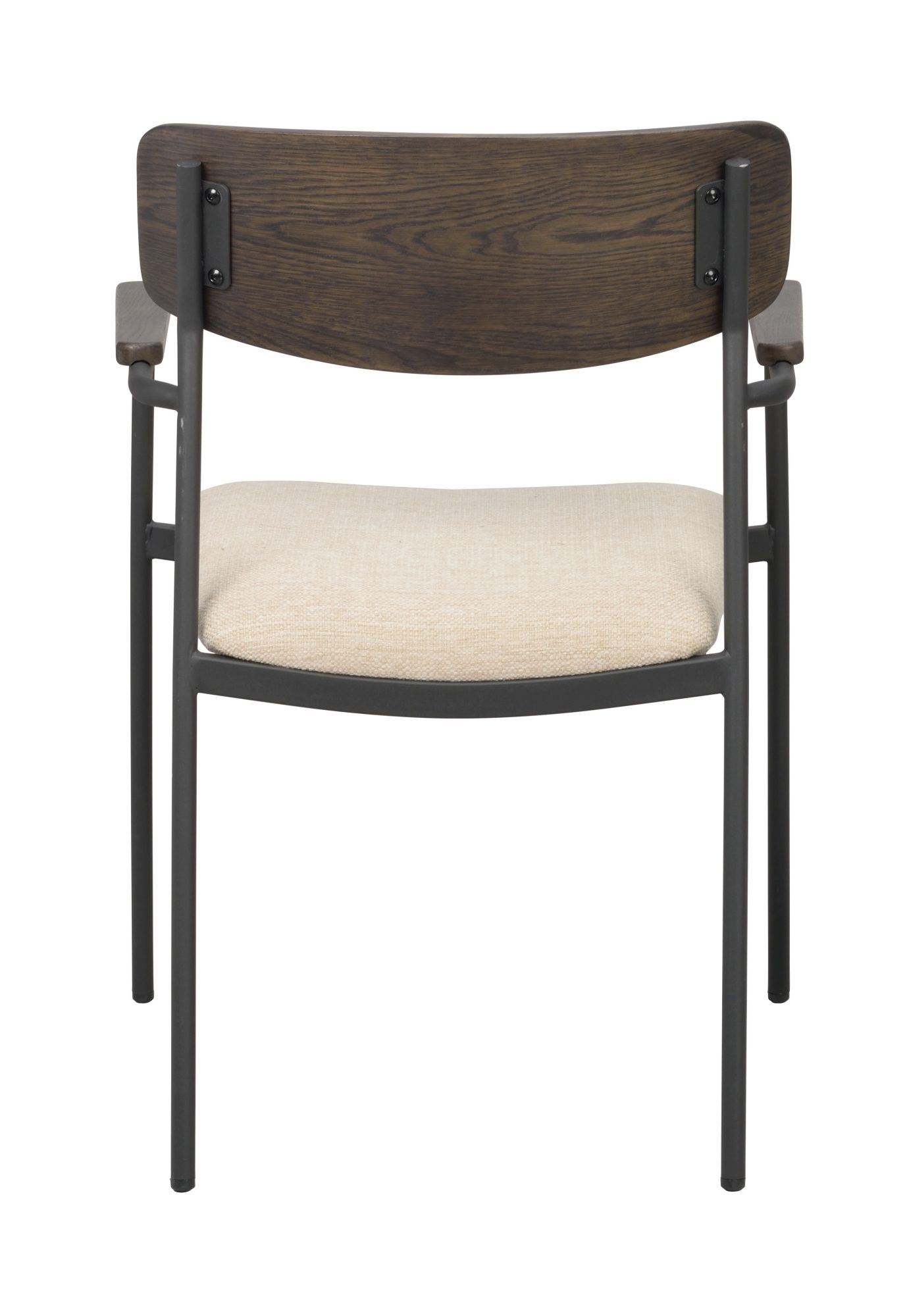 Stuhl Maymont 2er Set mit Armlehnen, Braun / Beige passt perfekt in stilvolle Wohnräume.