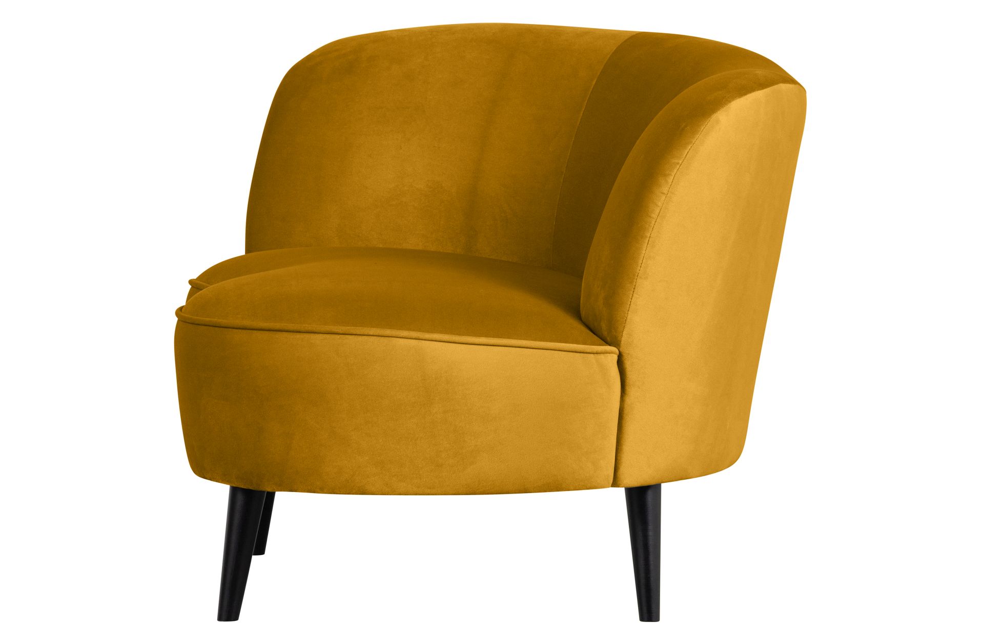 Sessel aus Samt mit Holzgestell | Komfort & modernes Design