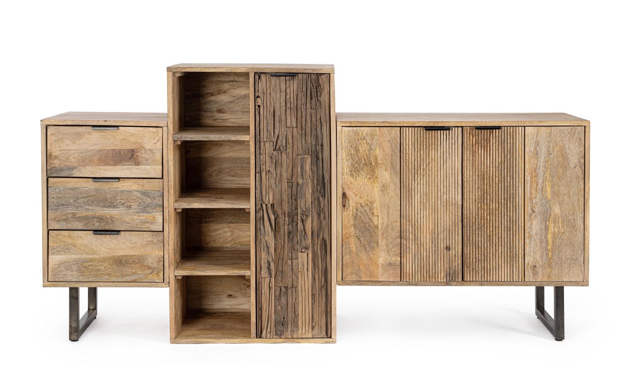 Sideboard Nashik aus Mangoholz, 189 cm