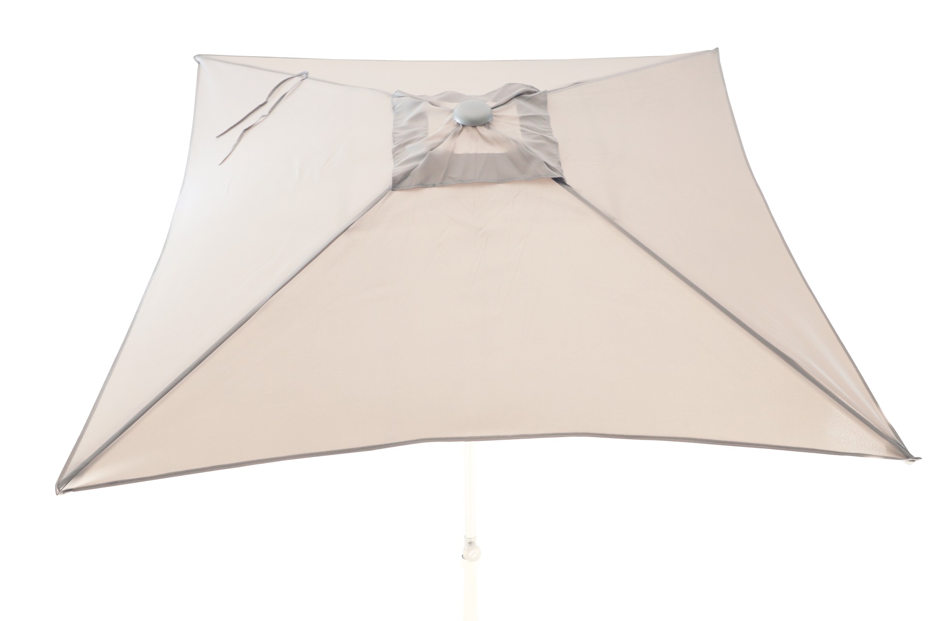 Der Sonnenschirm Elba überzeugt mit seinem modernen Design. Die Form des Schirms ist Eckig und hat eine Größe von 150 cm. Designet wurde er von der Marke Jan Kurtz und hat die Farbe Hellgrau.