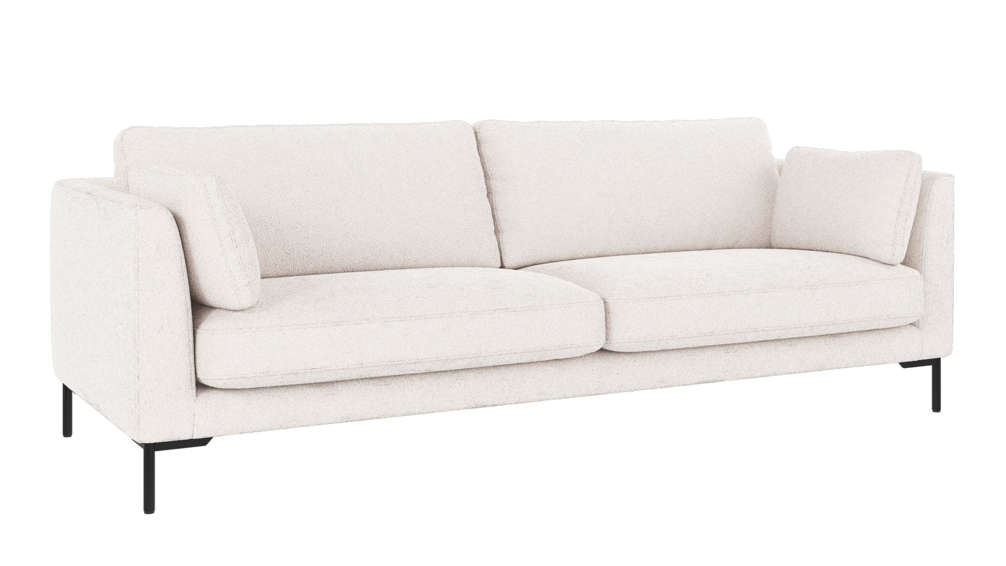 Sofa Corwin 3-Sitzer, Bezug Alice Weiß