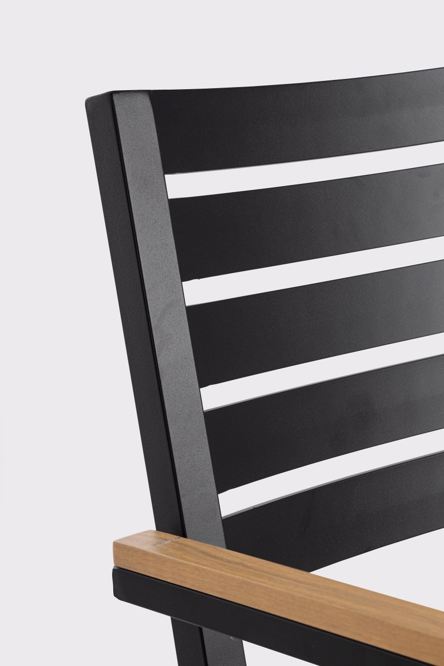 Gartenstuhl Henna aus Aluminium, Anthrazit