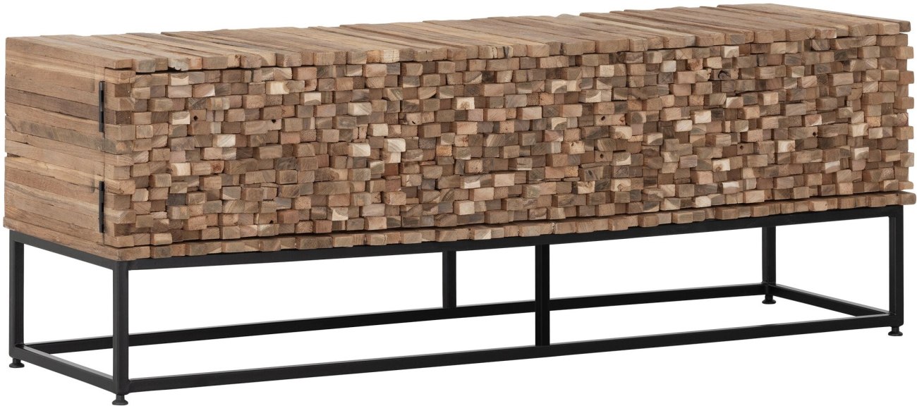 TV Board Sticks aus Teakholz, 145 cm TV Board Sticks aus Teakholz, 145 cm