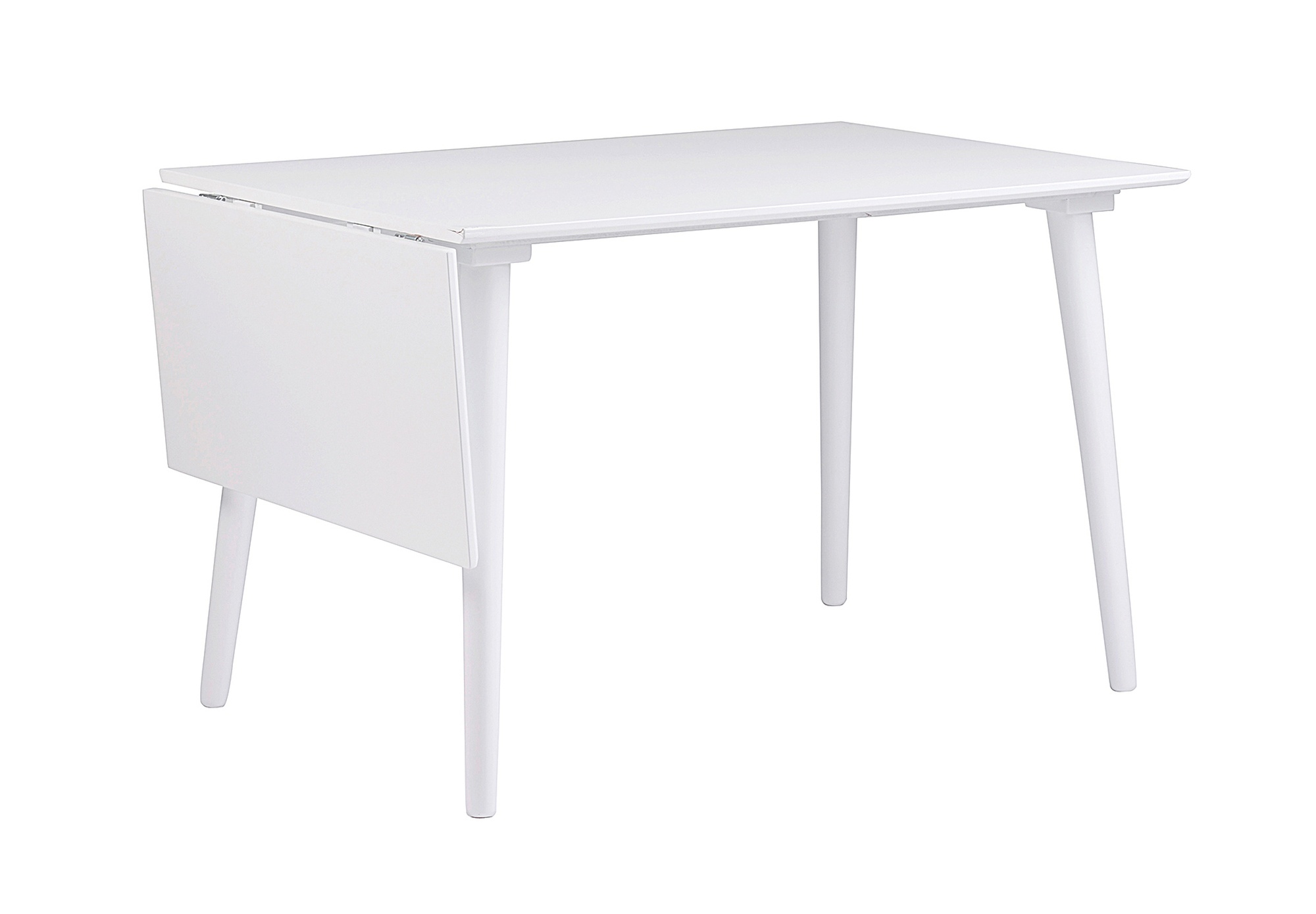 Klapptisch Lotta  120/160x80cm, MDF Weiß – modernes Design trifft Komfort. Klapptisch Lotta  120/160x80cm, MDF Weiß