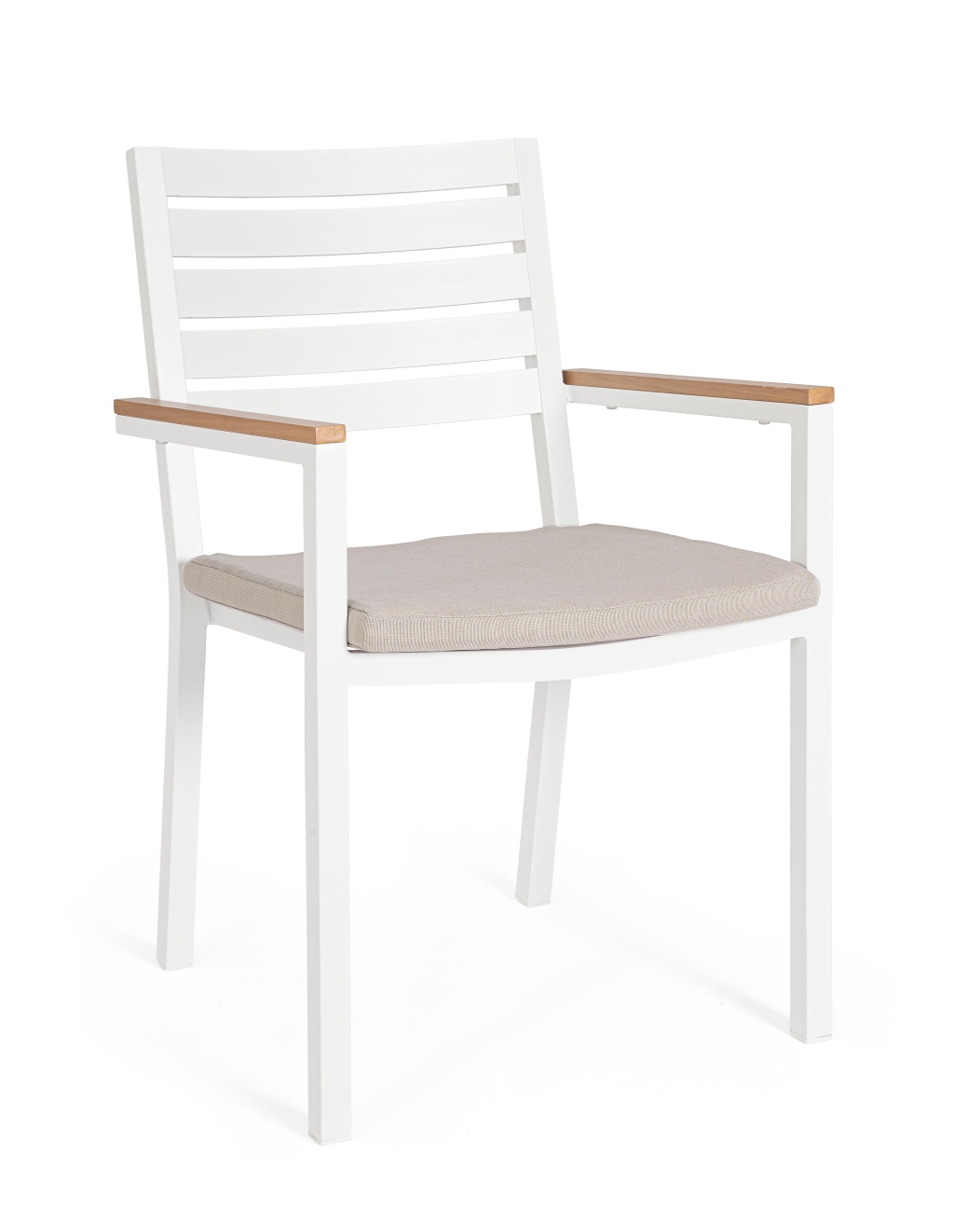 Gartenstuhl Henna aus Aluminium, Weiß Gartenstuhl Henna aus Aluminium, Weiß