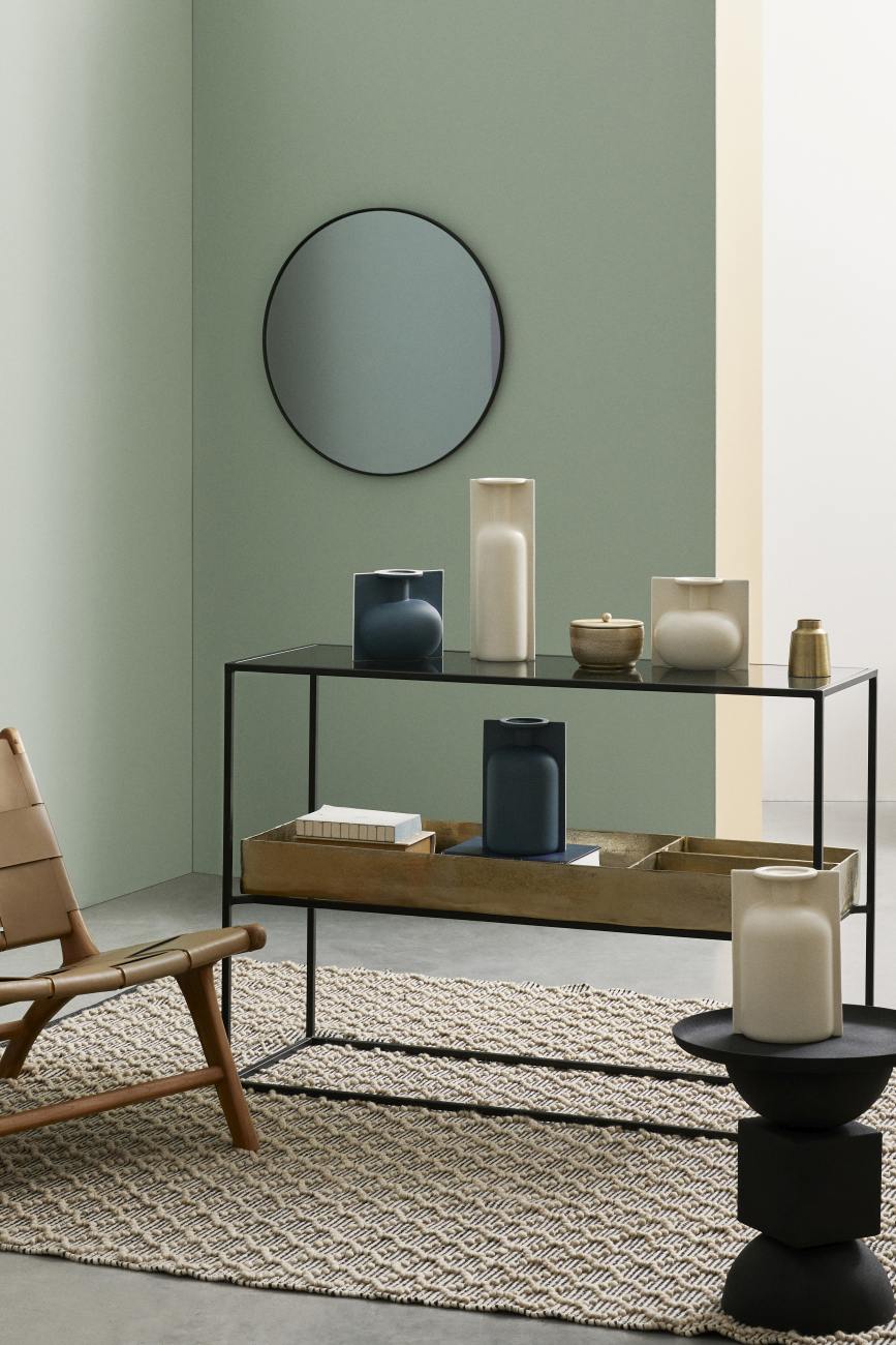 Beistelltisch Alka aus Metall, Schwarz