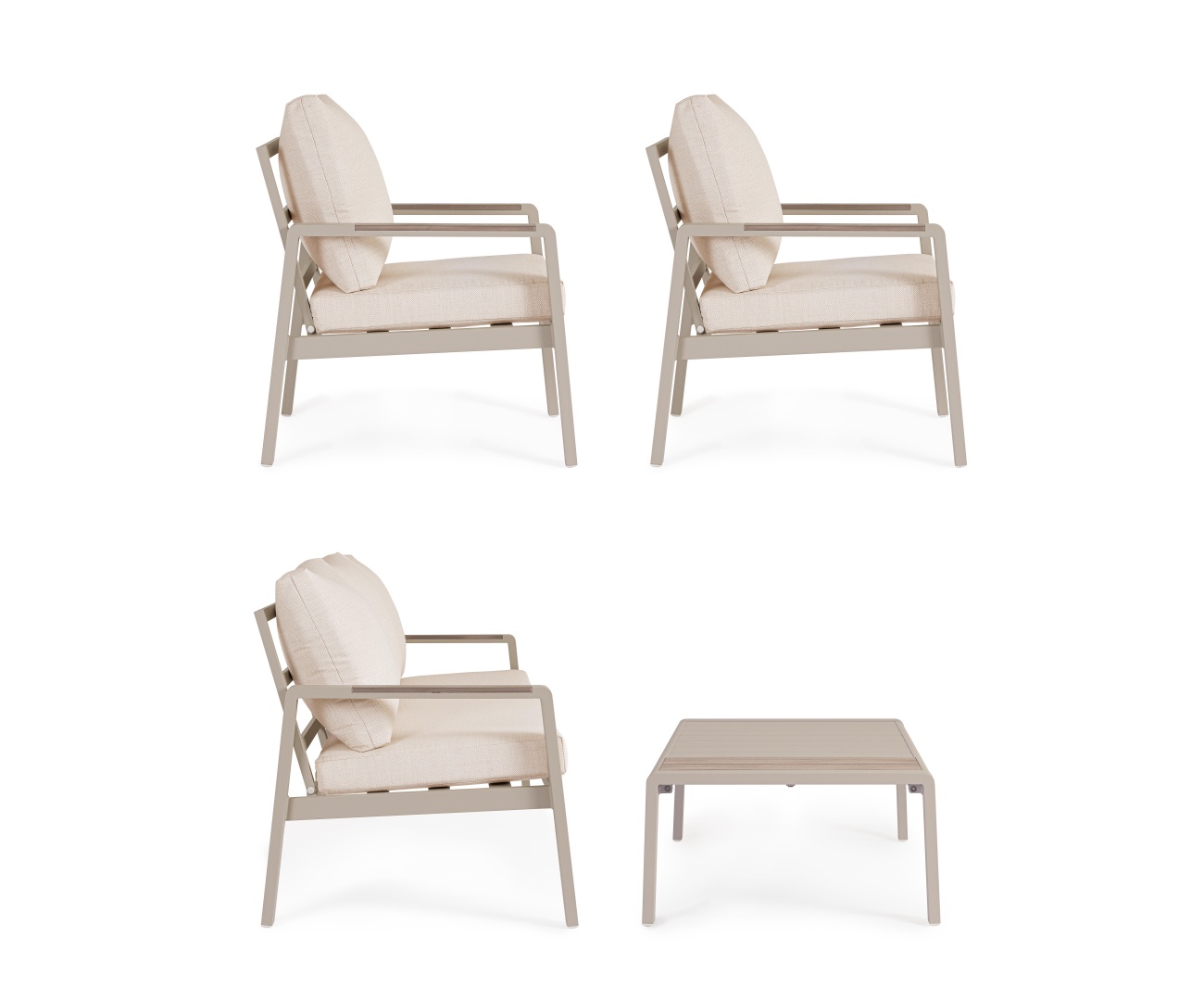 Garten-Set Elna 4er Gruppe, Peyote