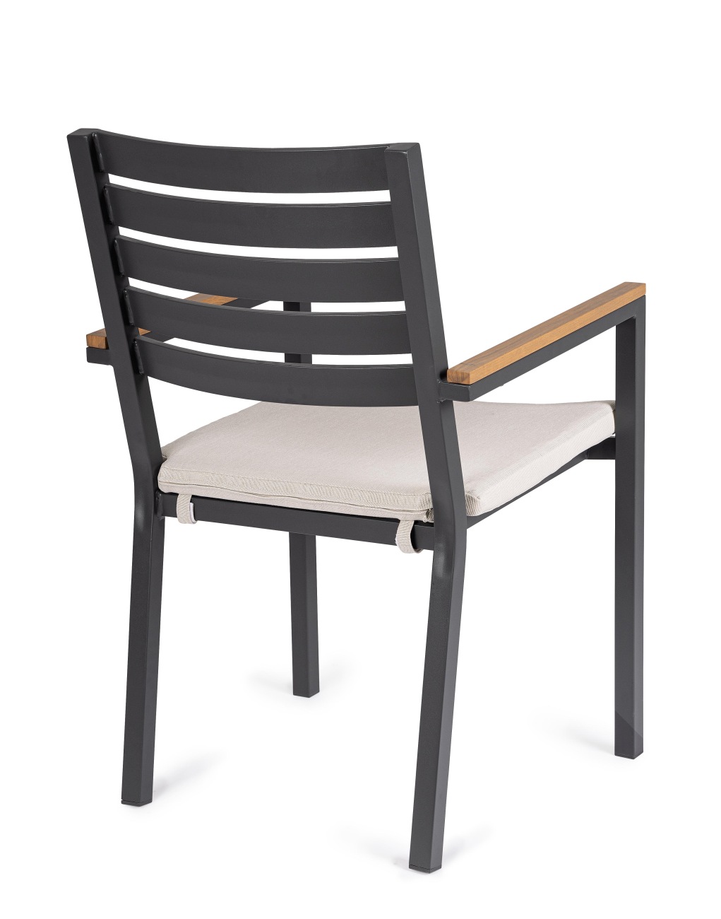 Gartenstuhl Henna aus Aluminium, Anthrazit