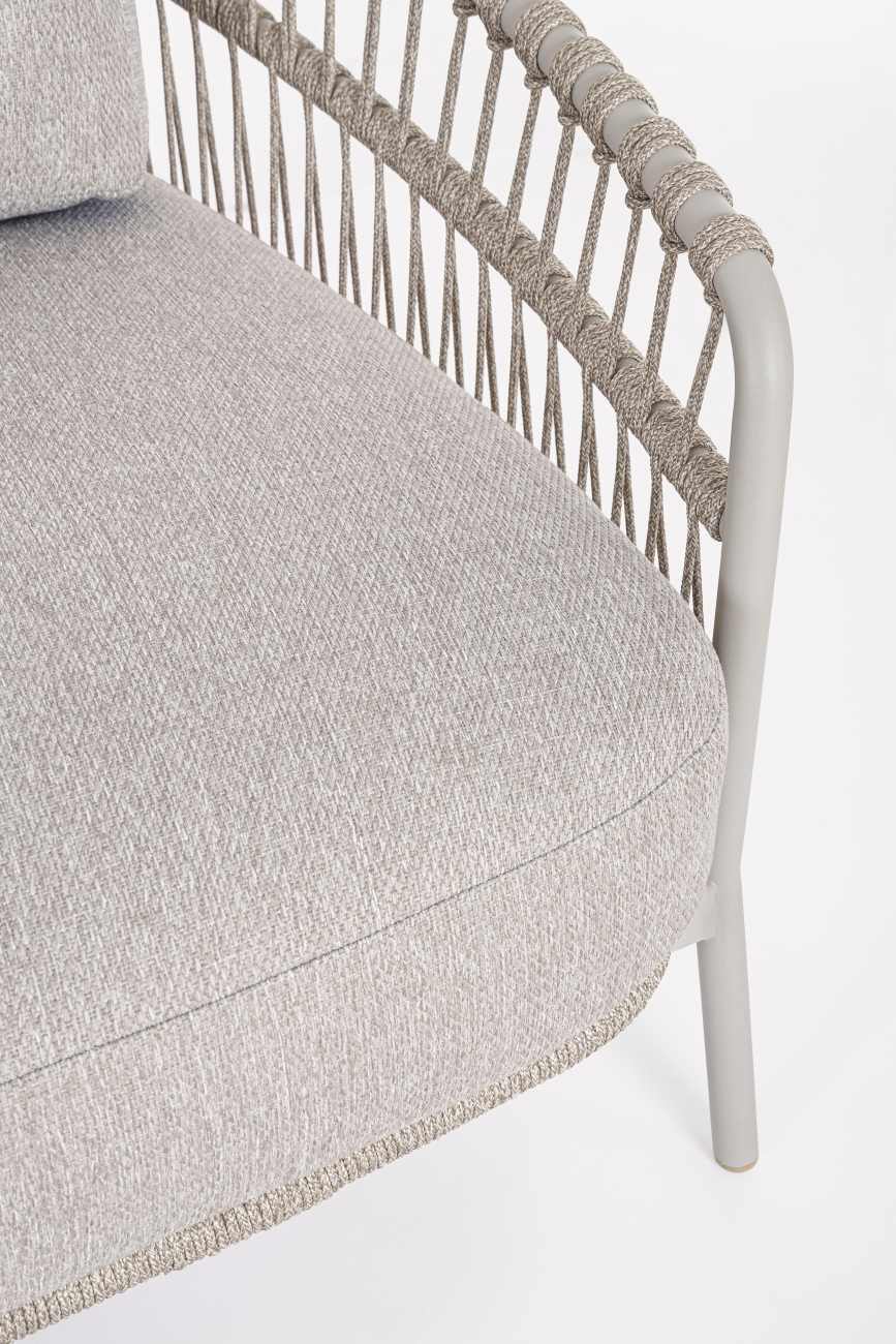 Gartensofa Talaia aus Metall, Frostig