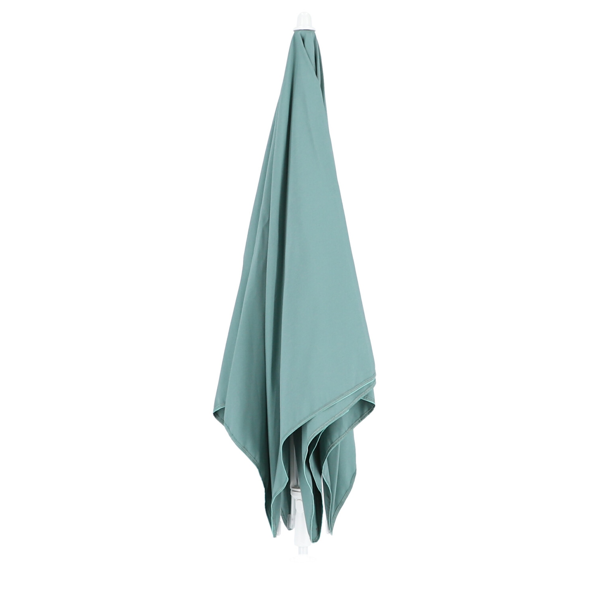 Der Sonnenschirm Murano überzeugt mit seinem modernen Design. Die Form des Schirms ist Eckig. Designet wurde er von der Marke Jan Kurtz und hat die Farbe Seeblau.