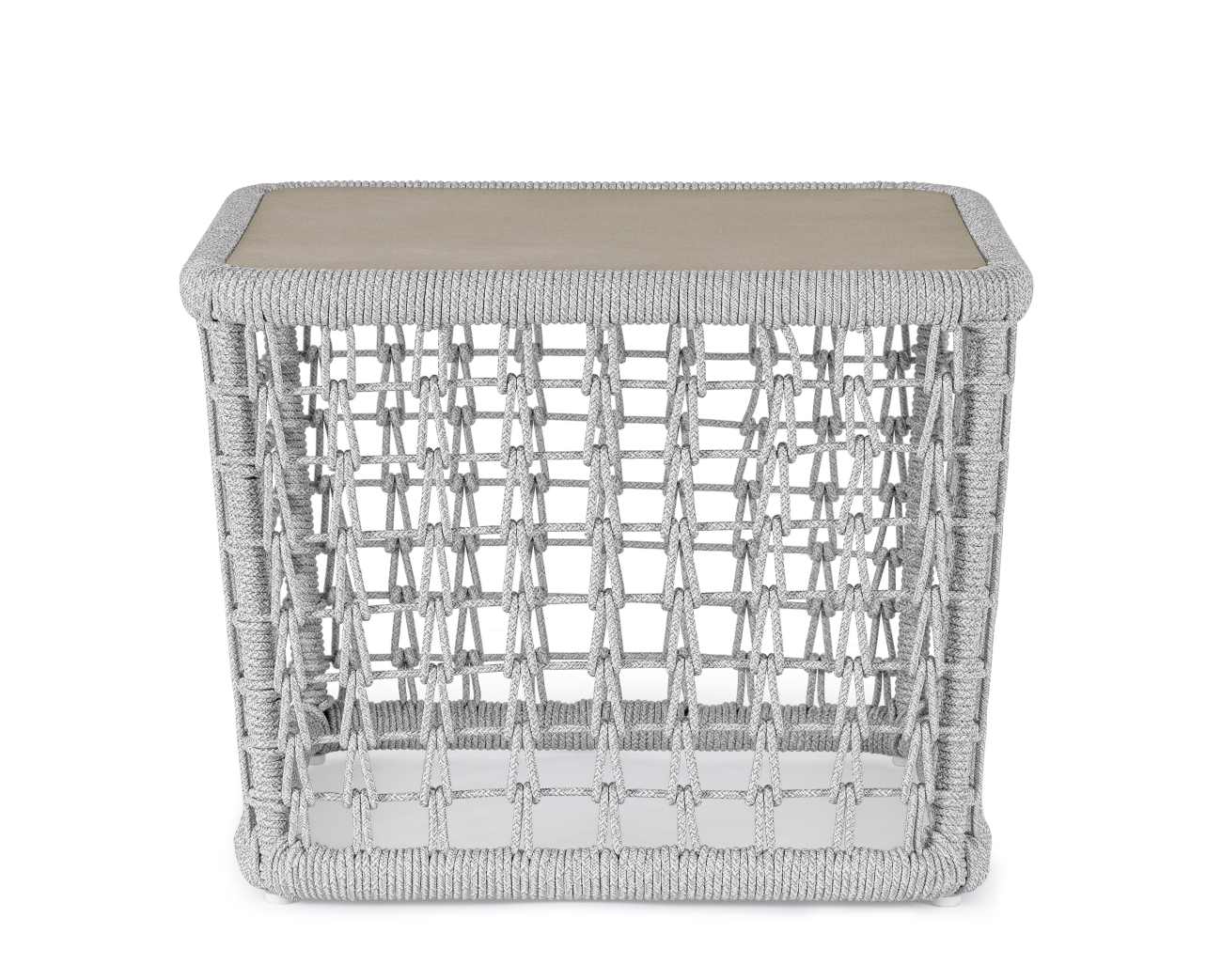 Gartencouchtisch Kollar aus Aluminium, Artic