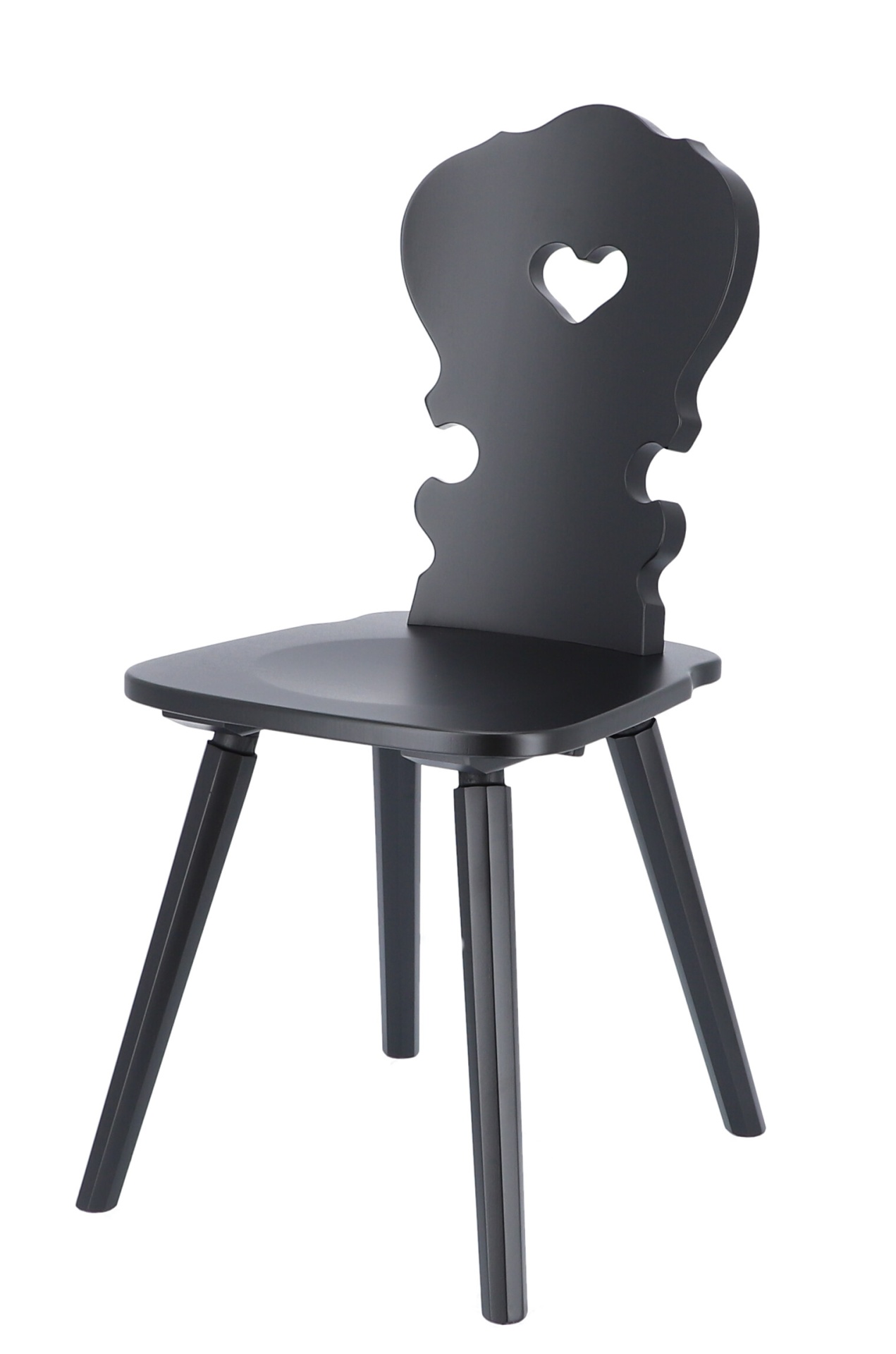 Stuhl Vienna aus Buchenholz, Schwarz Stuhl Vienna aus Buchenholz, Schwarz