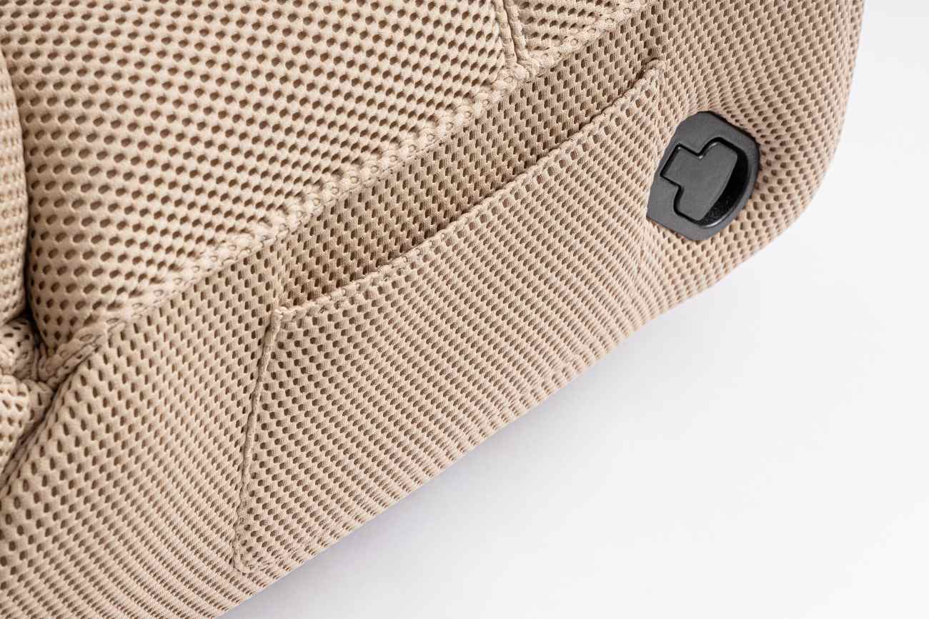 Sessel Gita mit Relax-Funktion, Beige