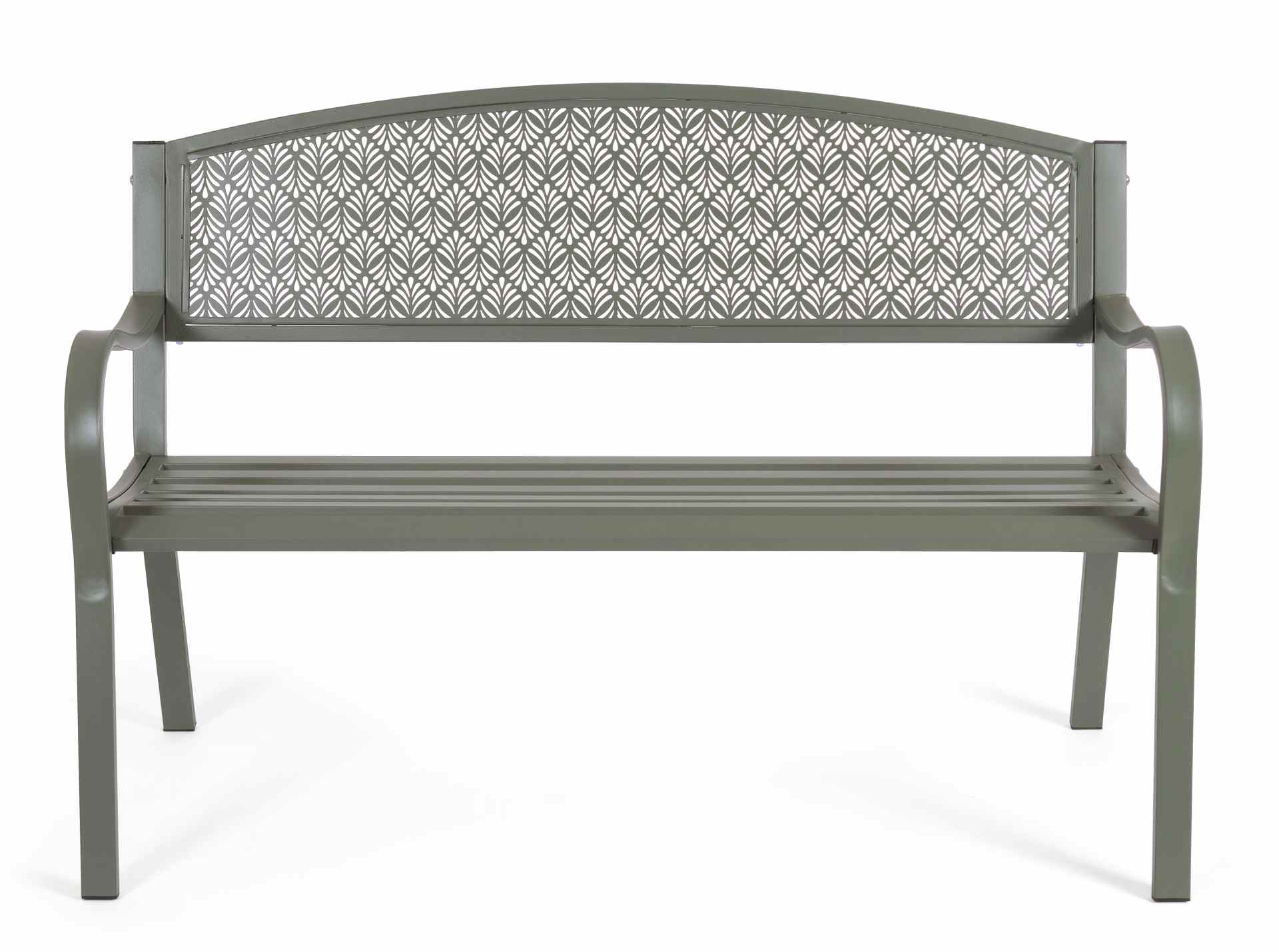 Gartenbank Lizette aus Metall, Dark Olive