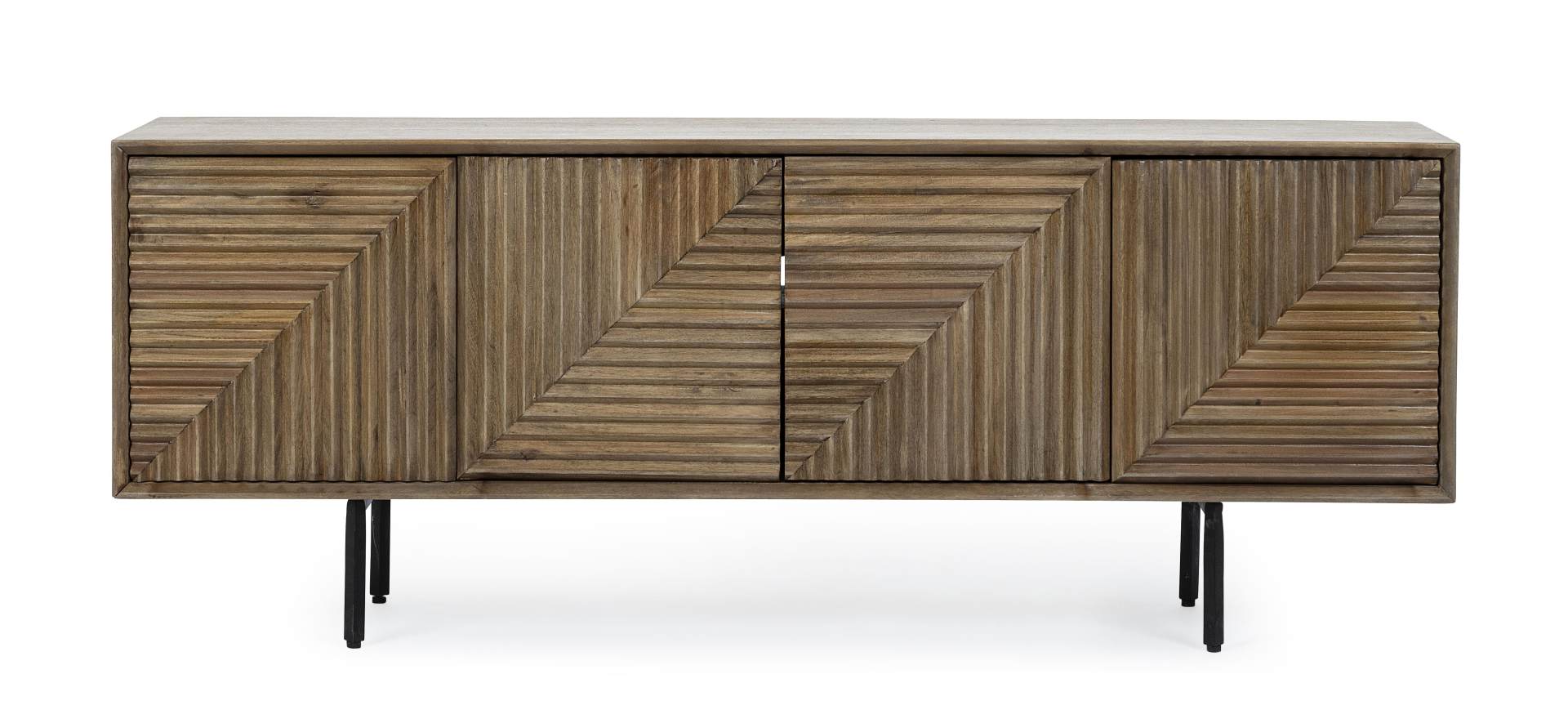 TV-Board Darsey aus Mangoholz, 140 cm