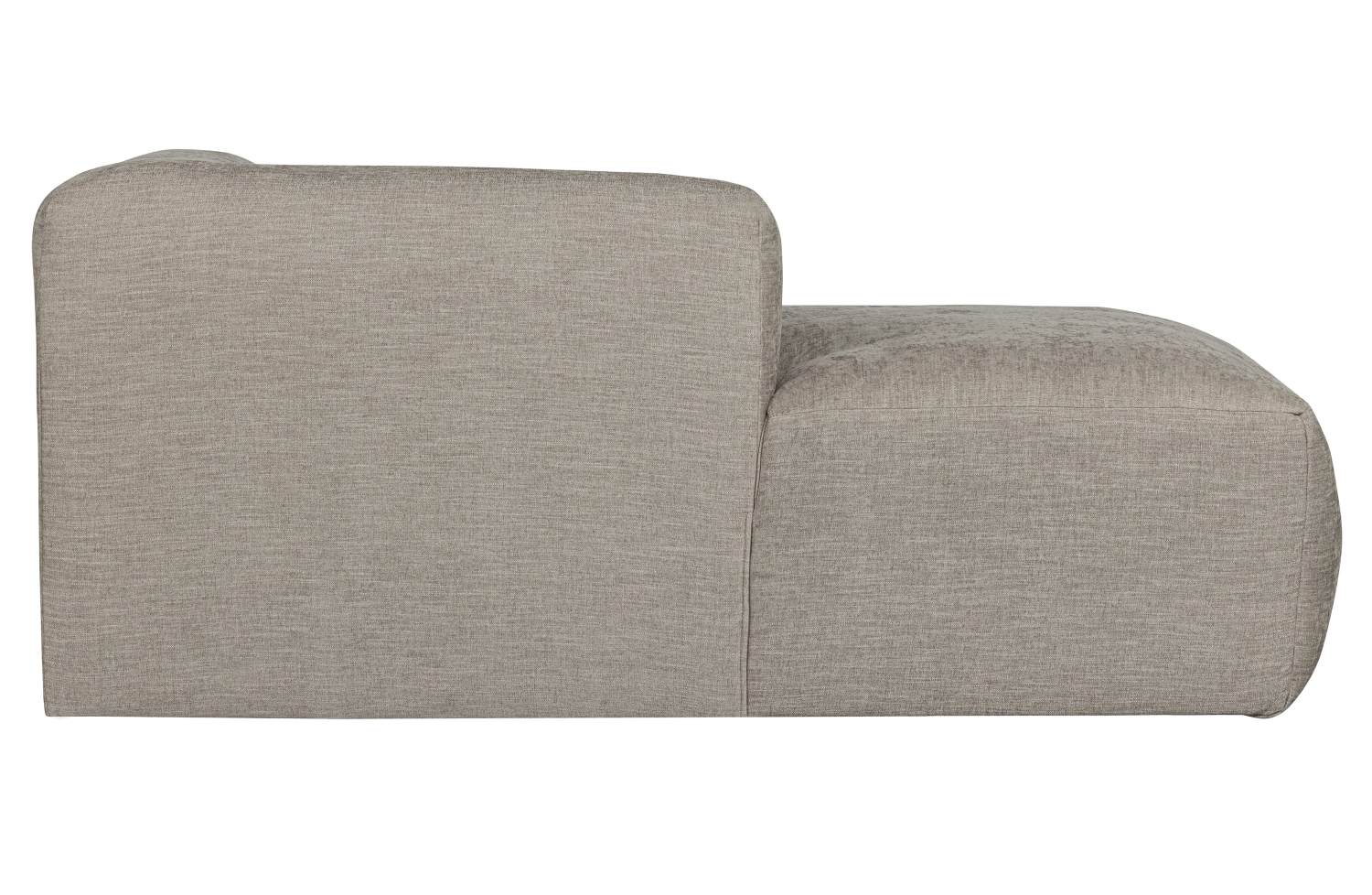 Das Modulsofa Yent als Chaise-Longue überzeugt mit seinem modernen Design. Gefertigt wurde es aus Webstoff, welcher einen hellgrauen Farbton besitzt. Das Sofa ist in der Ausführung Rechts. Die Sitzhöhe des Sofas beträgt 47 cm.