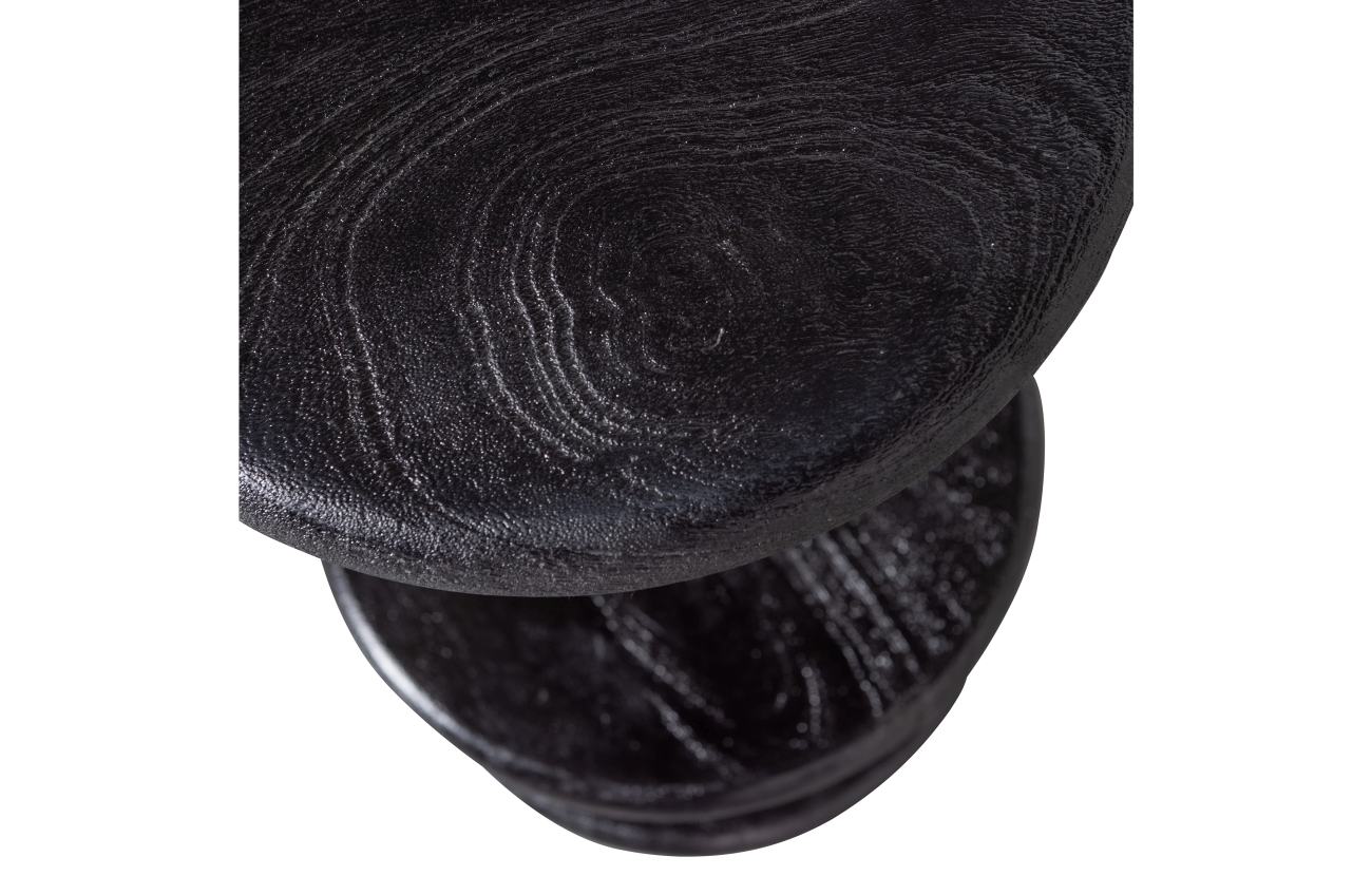 Der Barhocker Kolby überzeugt mit seinem modernen Stil. Gefertigt wurde er aus Mangoholz, welches einen schwarzen Farbton besitzt. Das Gestell ist auch aus Mangoholz. Der Barhocker besitzt eine Höhe von 74 cm und einen Durchmesser von 40 cm.