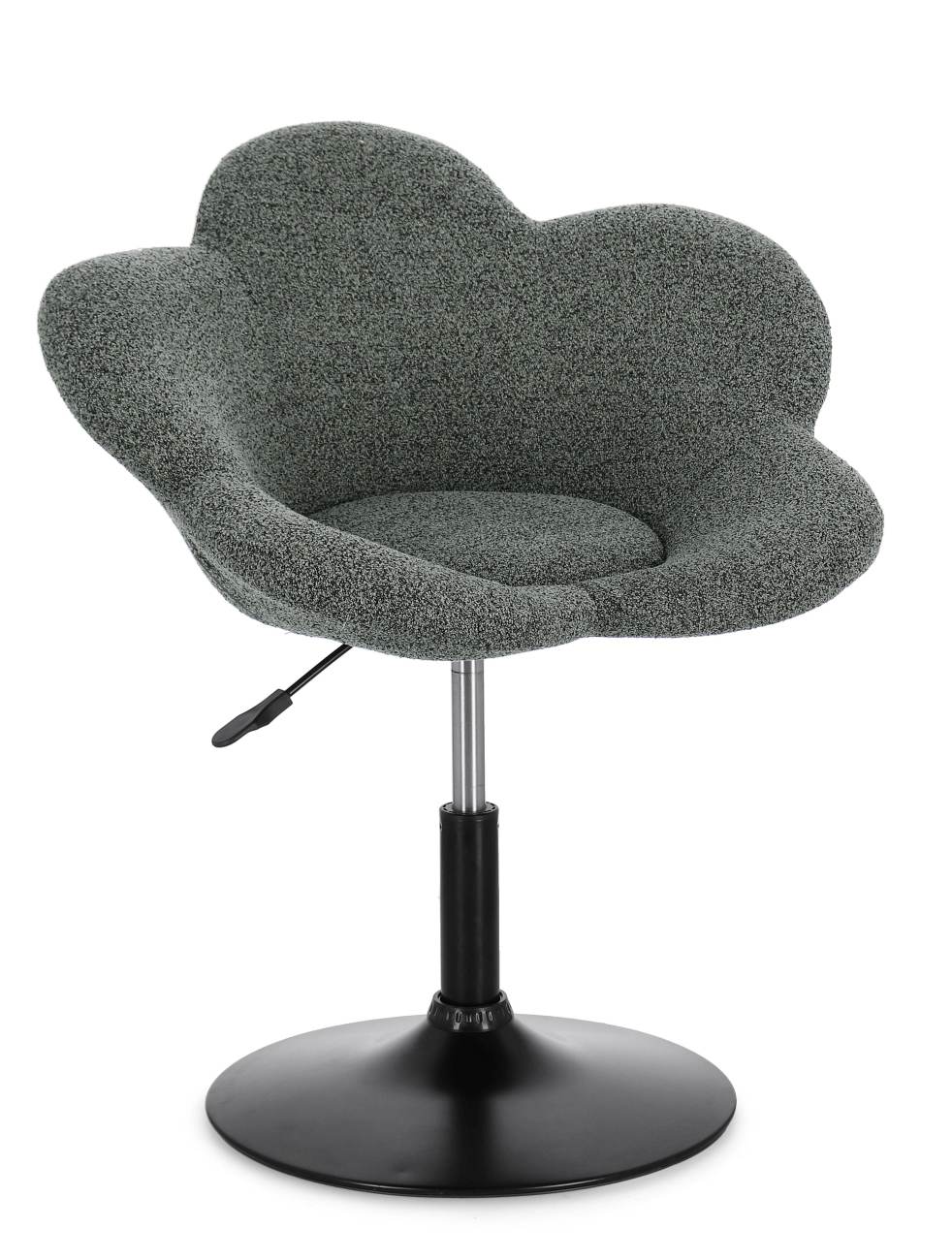 Esszimmerstuhl Fleur 2er-Set, Schwarz / Dunkelgrün Esszimmerstuhl Fleur 2er-Set, Schwarz / Dunkelgrün