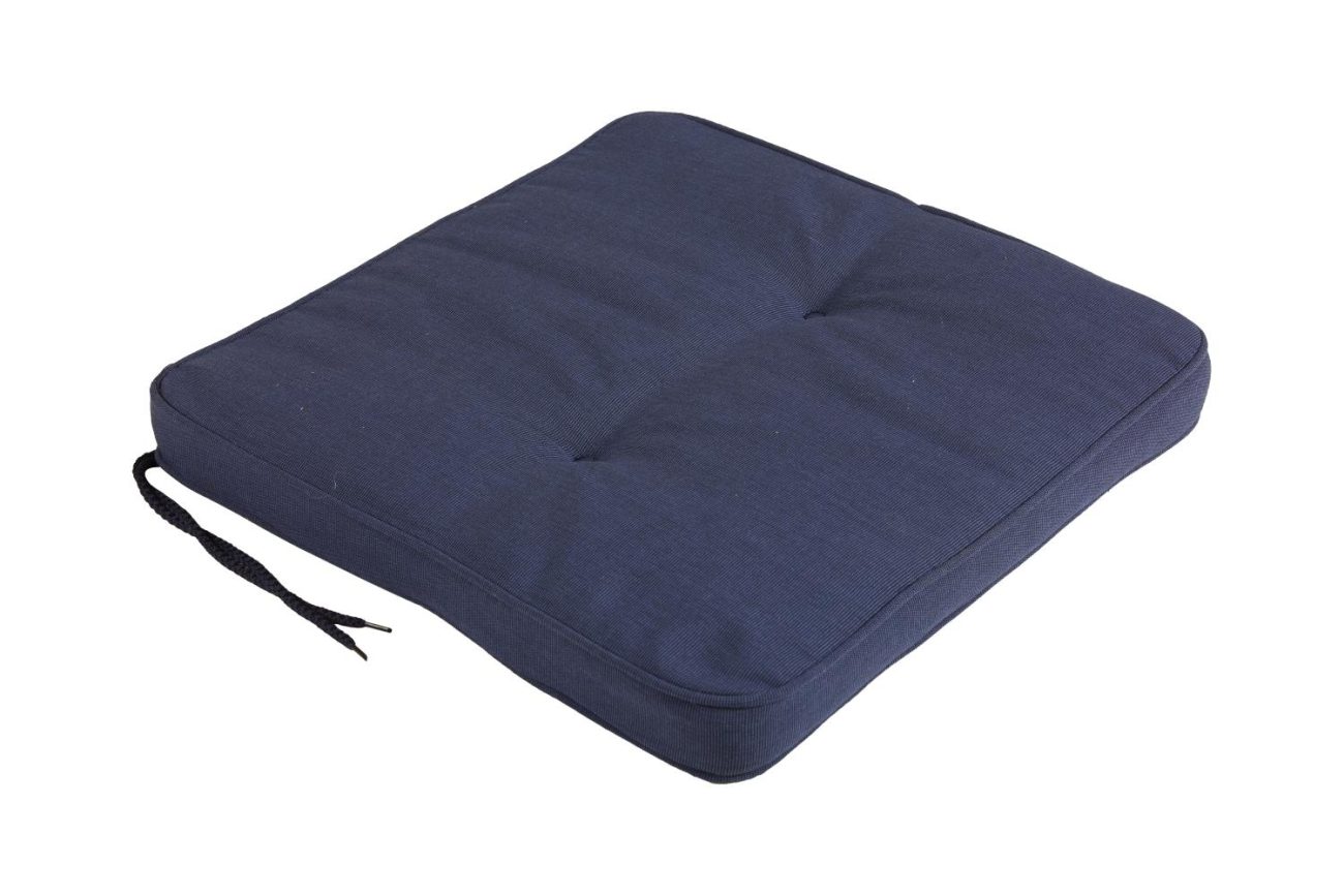 Sitzkissen Indu für Gartenstühle, Blau Sitzkissen Indu für Gartenstühle, Blau