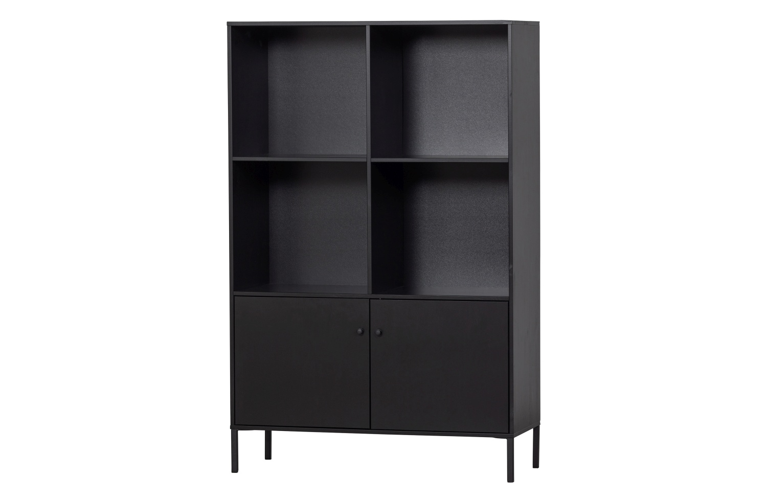 Schrank Xam Offen aus Kiefernholz, Schwarz Schrank Xam Offen aus Kiefernholz, Schwarz