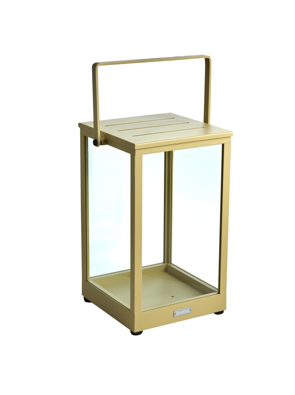 Windlicht Belfort aus Aluminium Big, Lemon