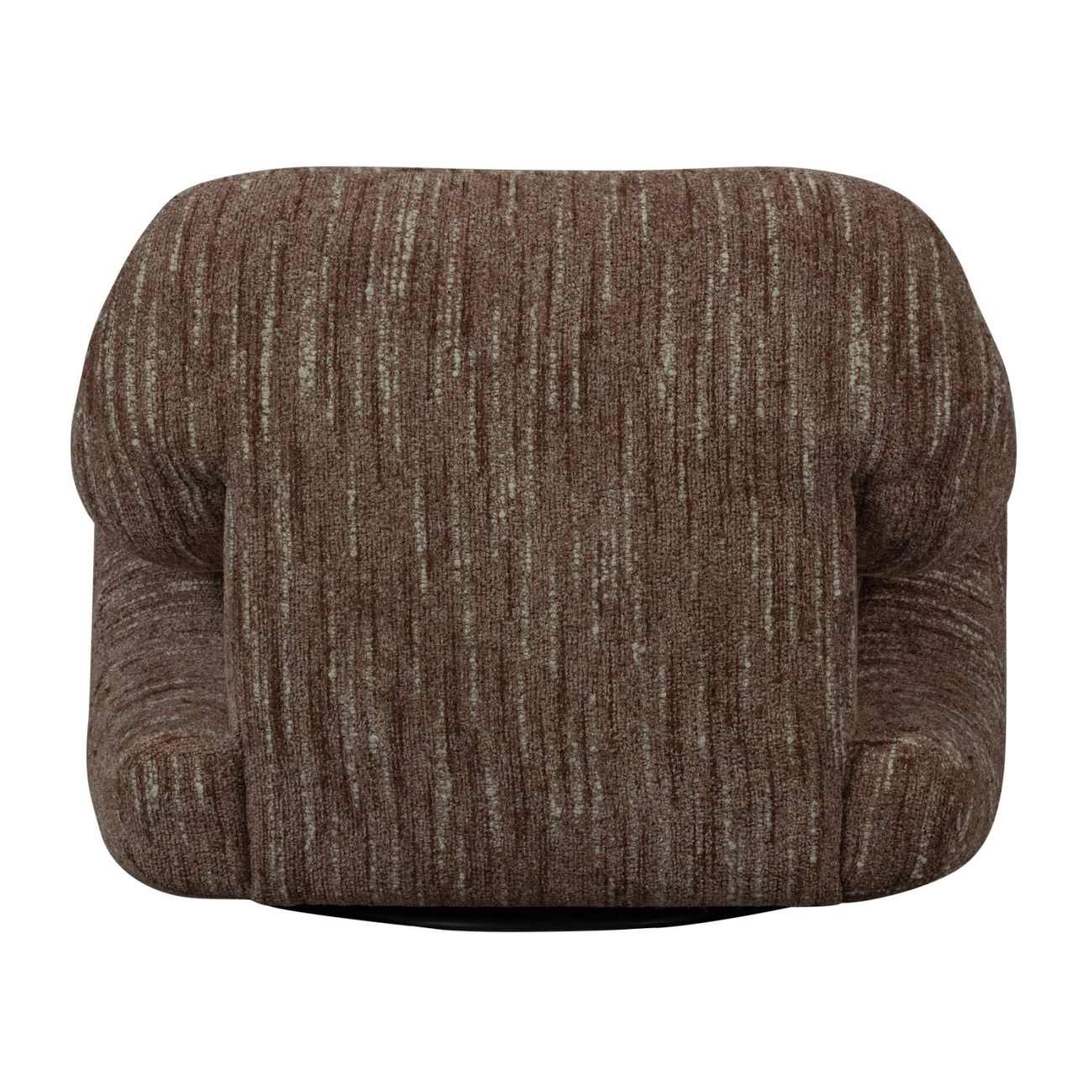 Sessel Folke aus Melange-Stoff, Altrosa