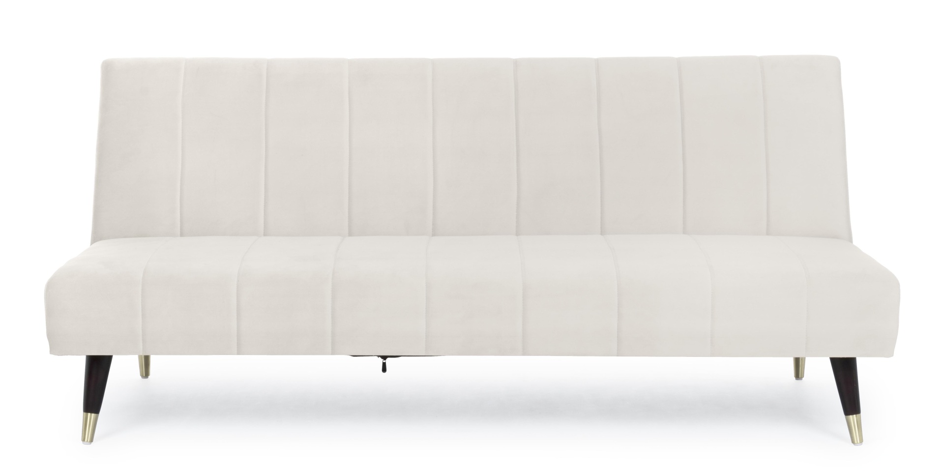 Schlafsofa Alma aus Samt, Beige