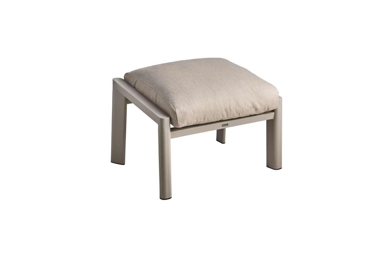 Gartenhocker Slide mit Kissen, Taupe / Beige Gartenhocker Slide mit Kissen, Taupe / Beige