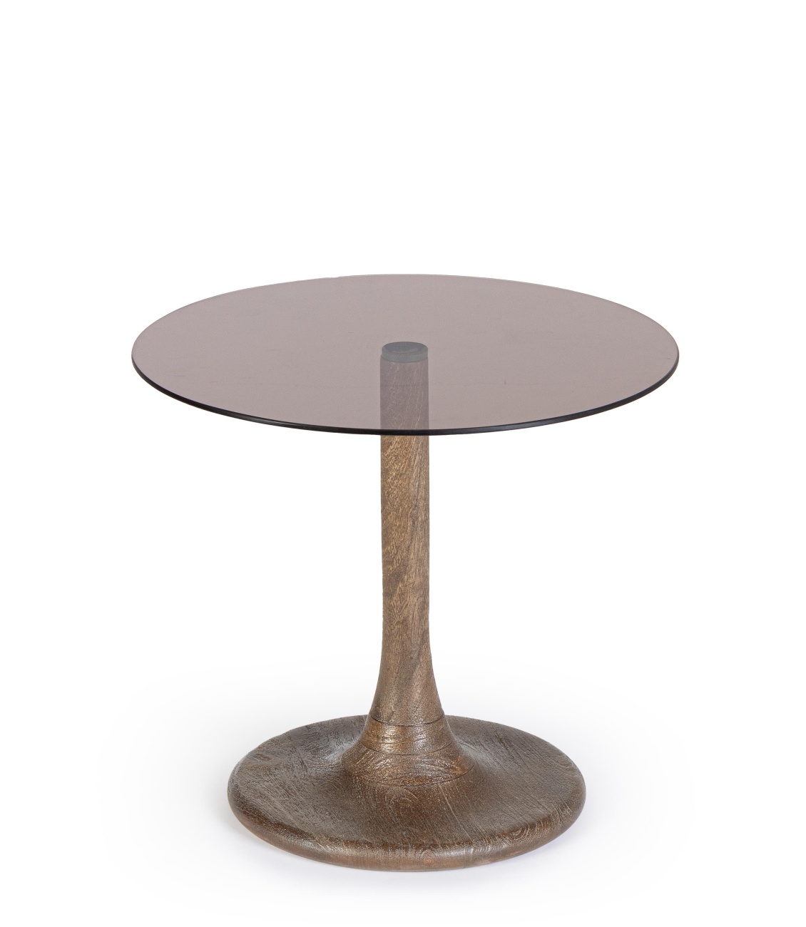 Beistelltisch Aberdeen Mangoholz Ø 45cm, Braun