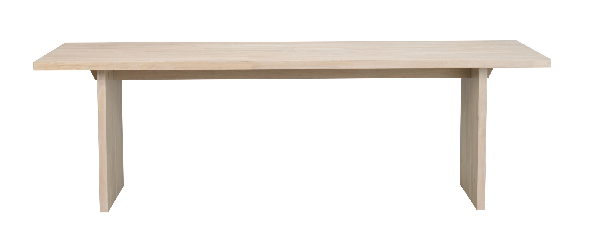 Komfortabel & schön – Esstisch Emmett Eiche Weiß pigmentiert, 240x95x75cm.