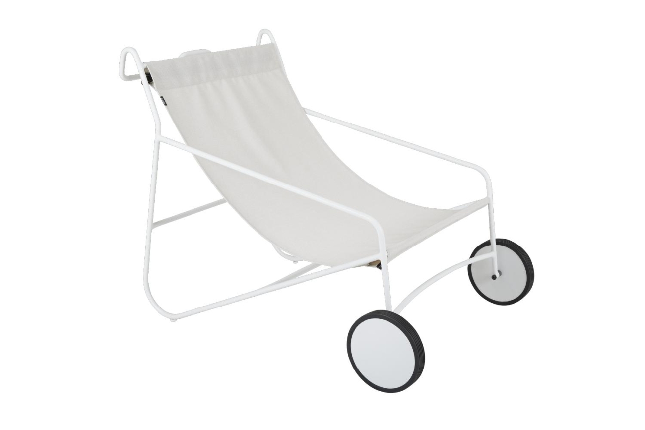 Gartensessel Poul aus Aluminium, Weiß Gartensessel Poul aus Aluminium, Weiß